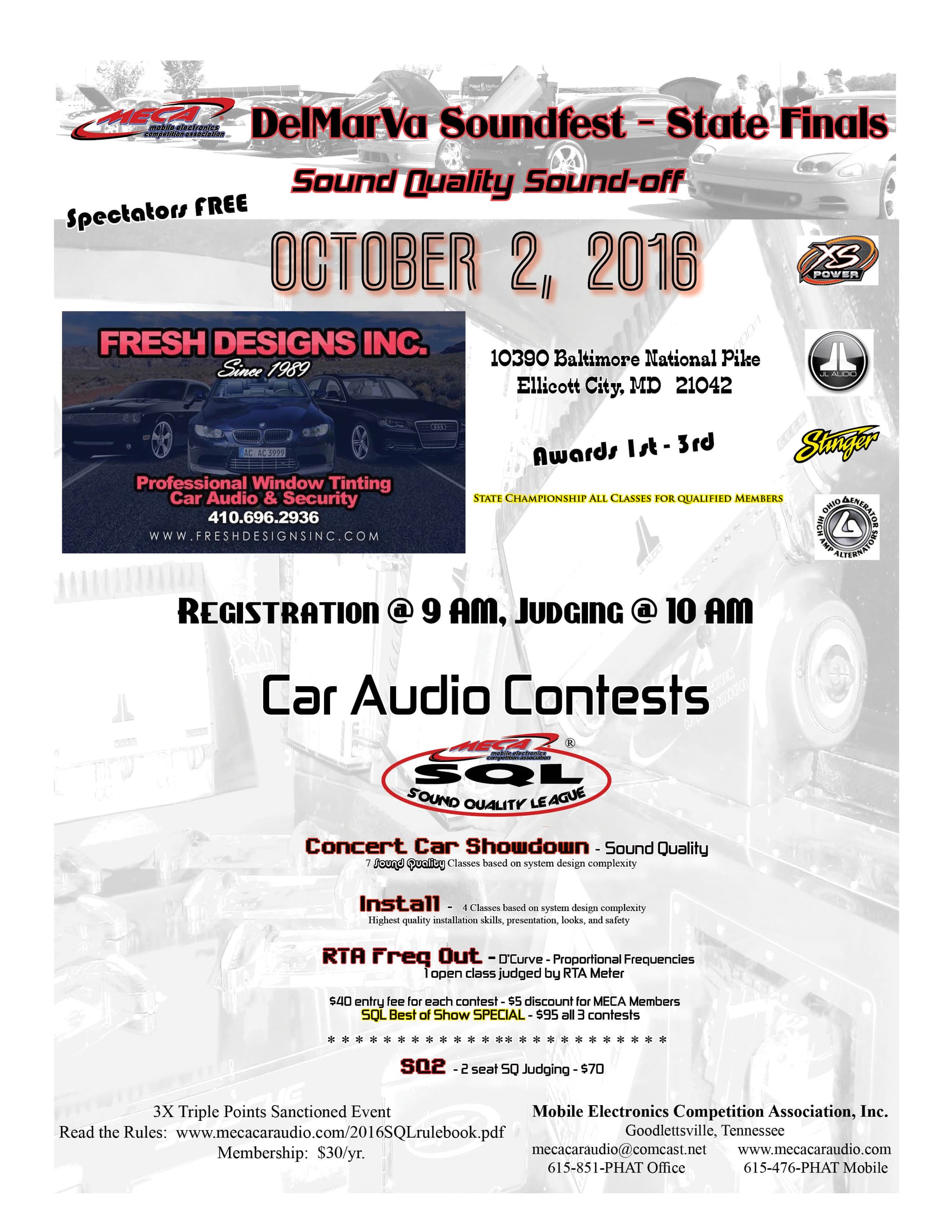 DelMarVa Soundfest - State Finals Flyer