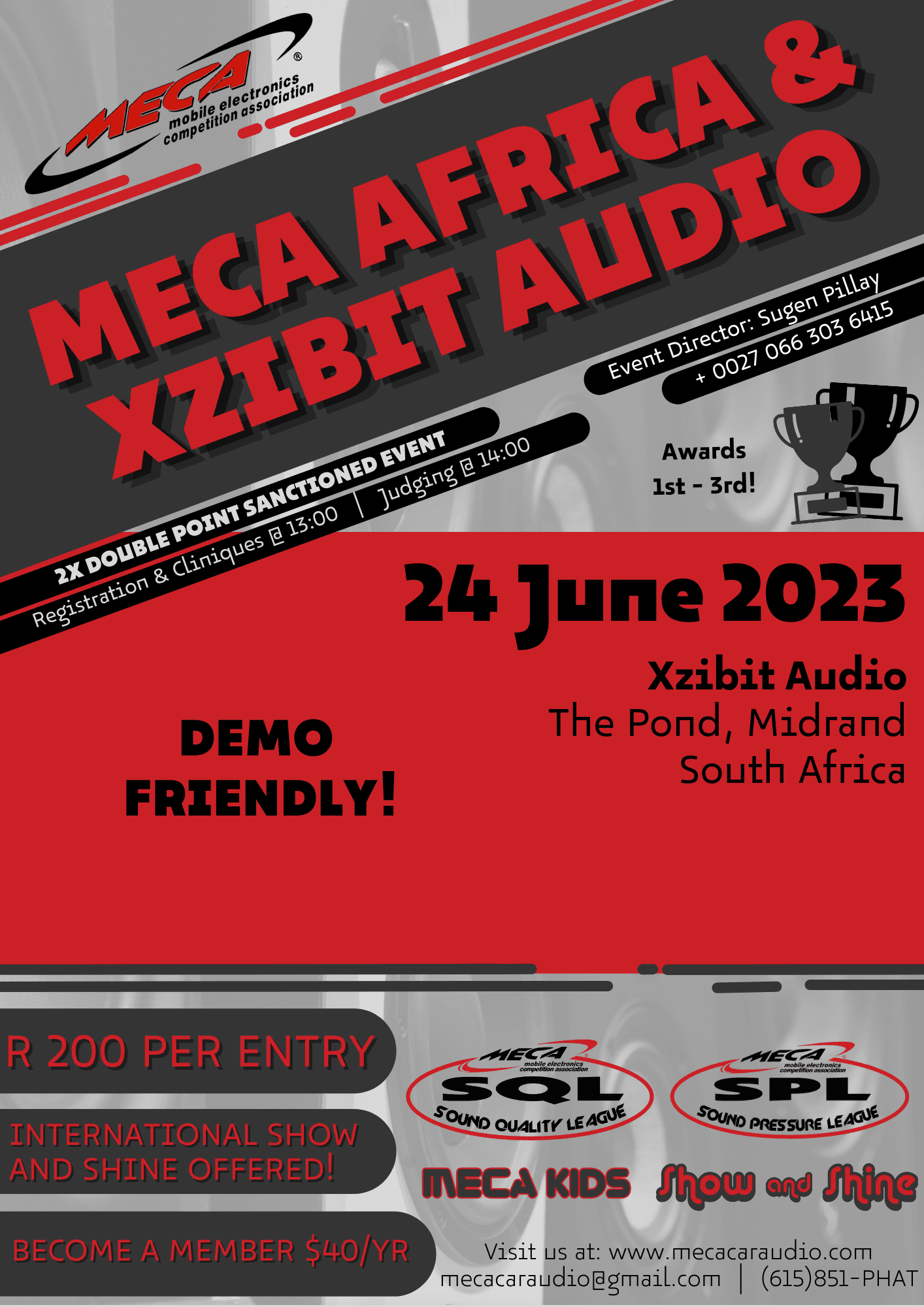 MECA AFRICA & XZIBIT AUDIO Flyer