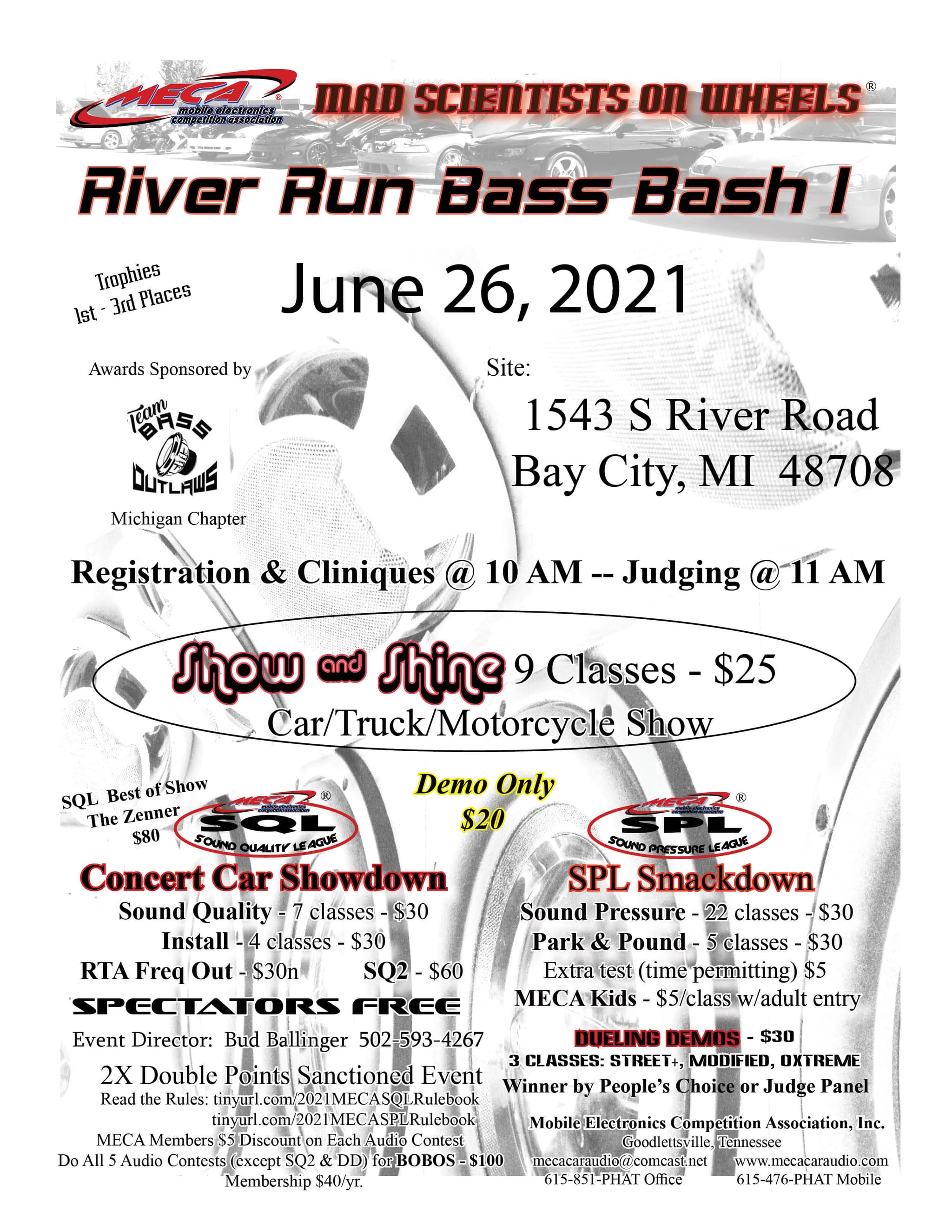 River Run Bass Bash I Flyer