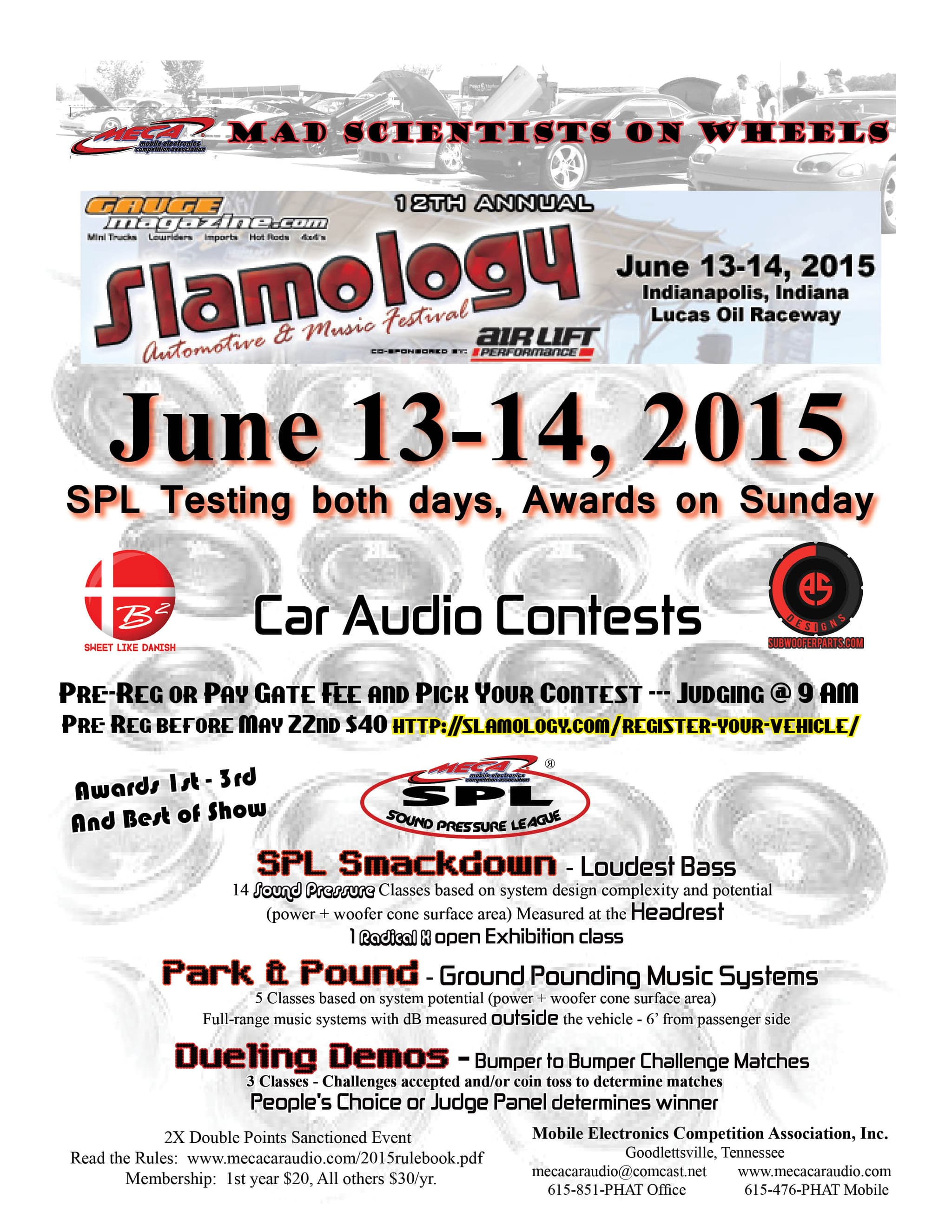 Slamology SPL Smackdown Flyer