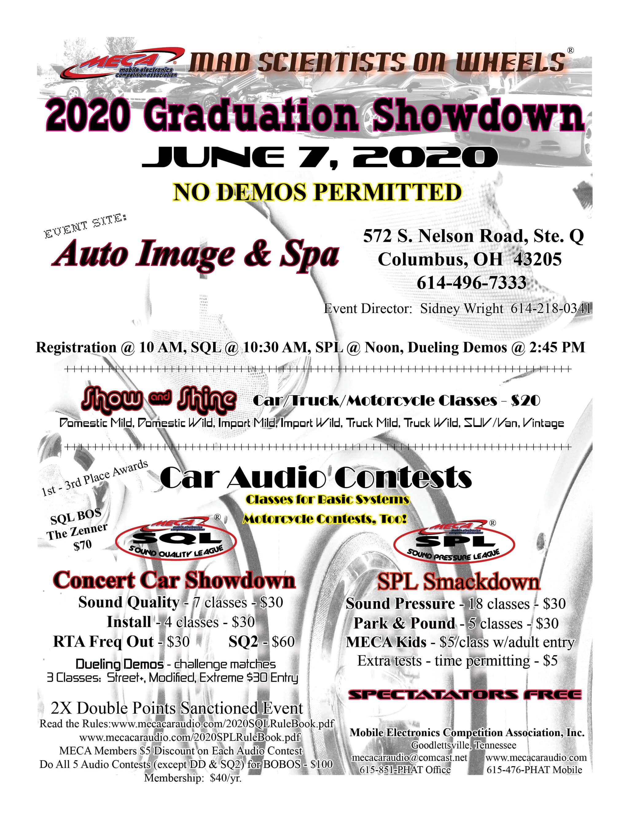 2020 Graduation Showdown Flyer
