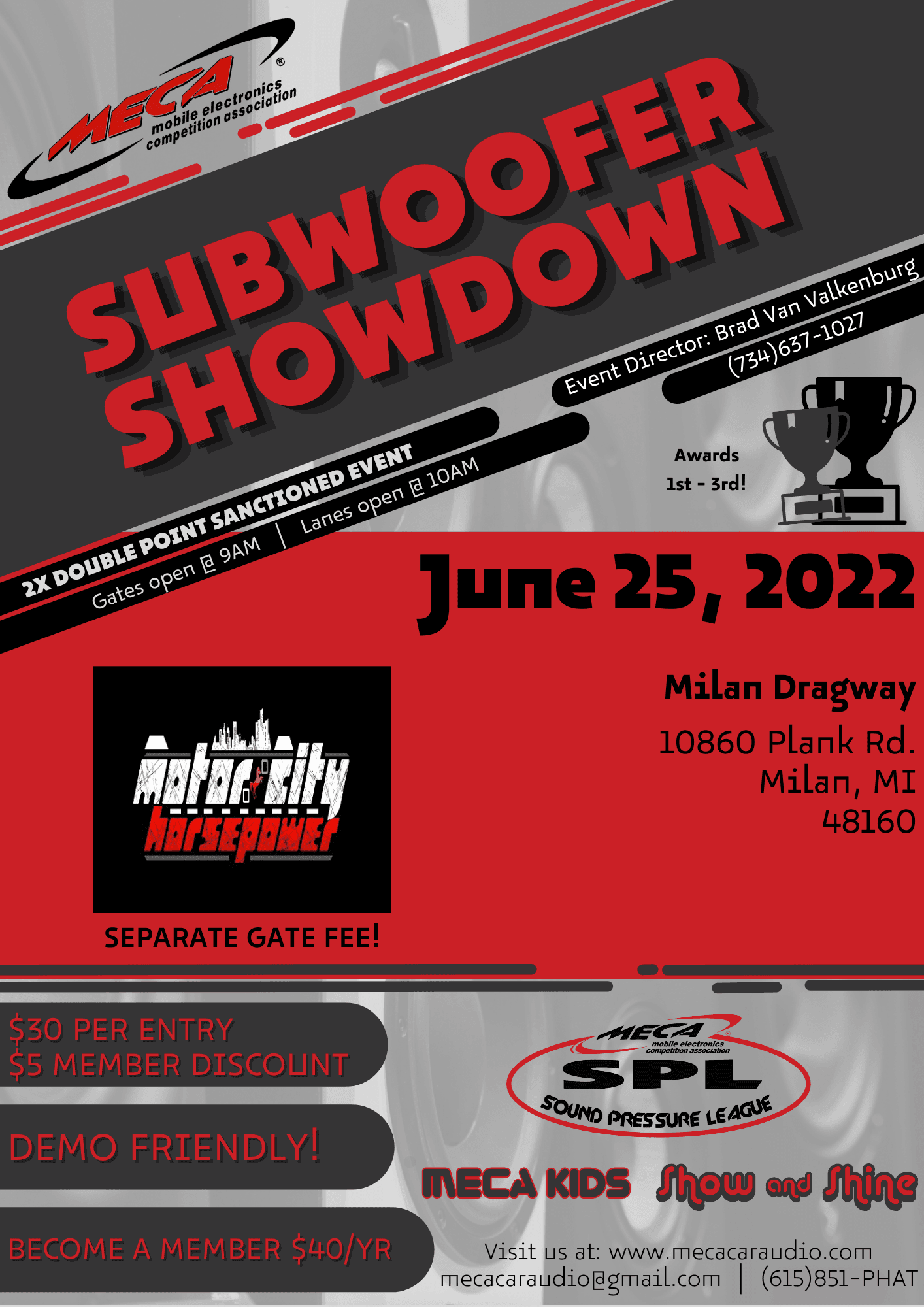 Subwoofer Showdown Flyer