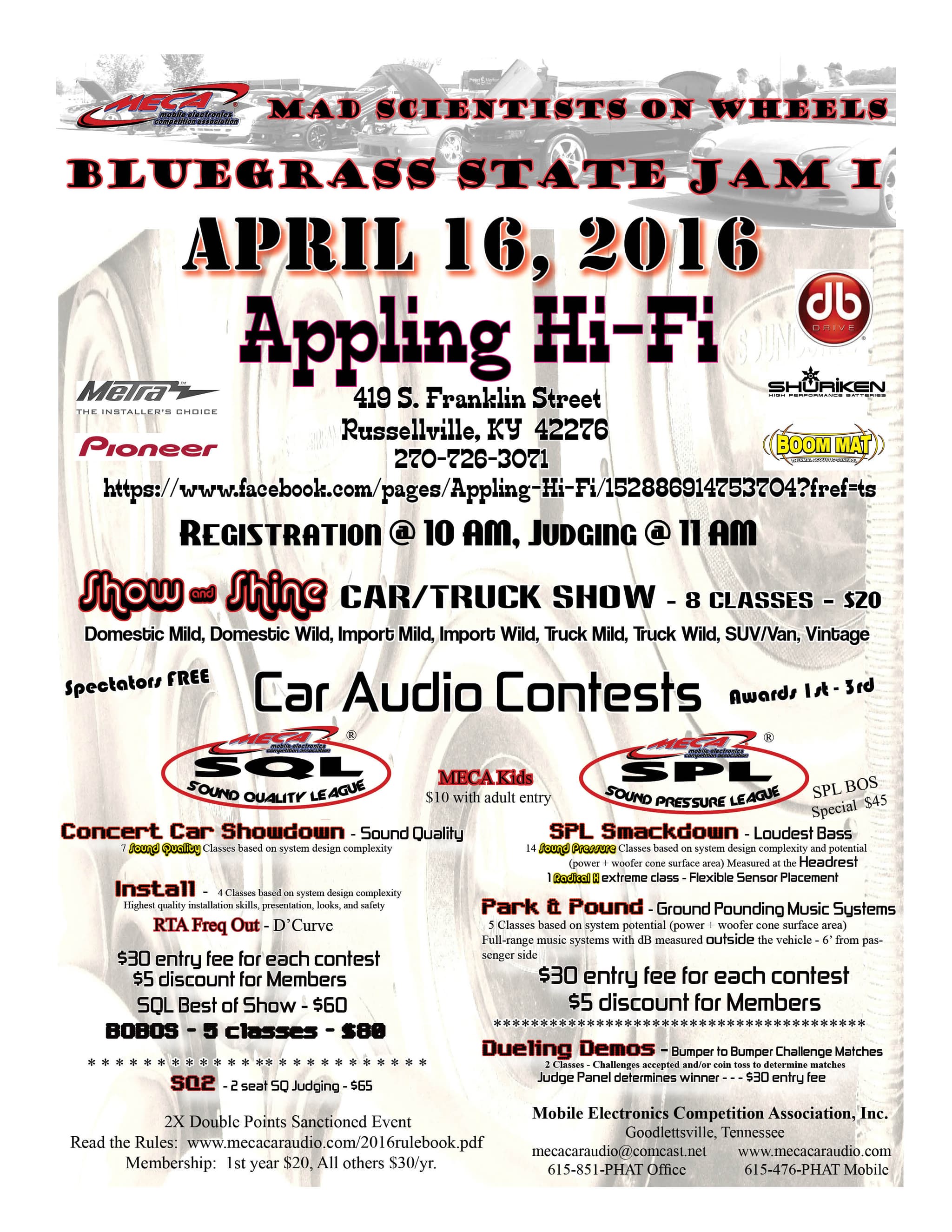 Bluegrass State Jam I Flyer