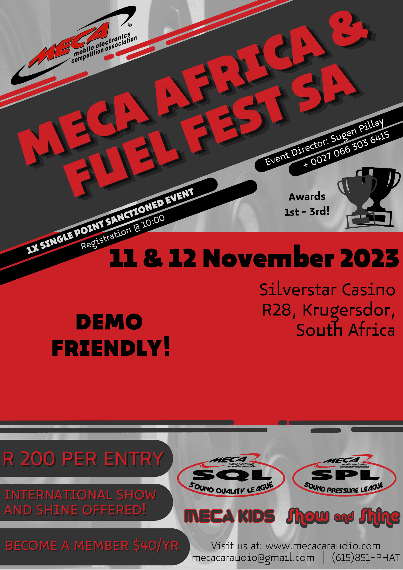 MECA AFRICA & FUEL FEST SA Flyer