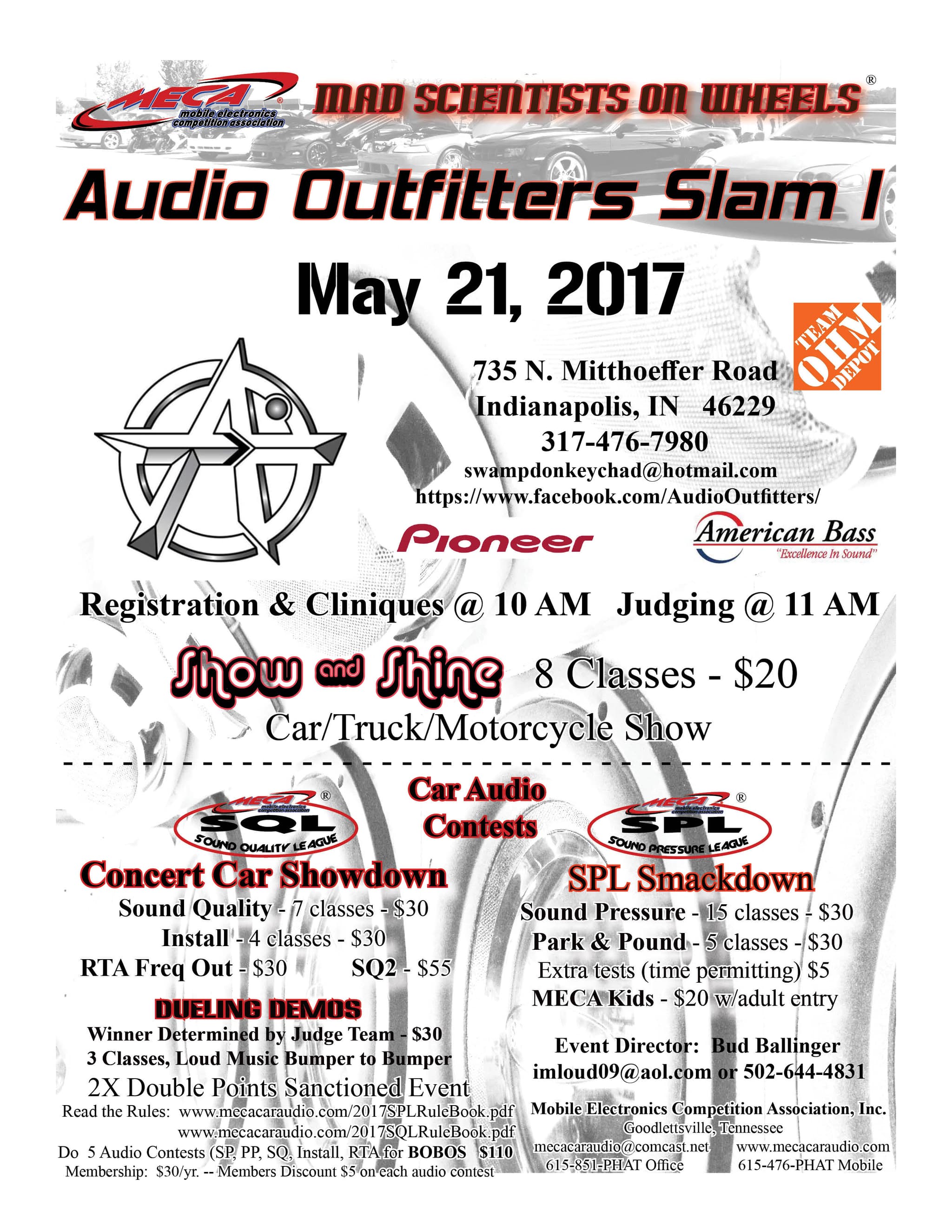 Audio Outfitters Slam I Flyer