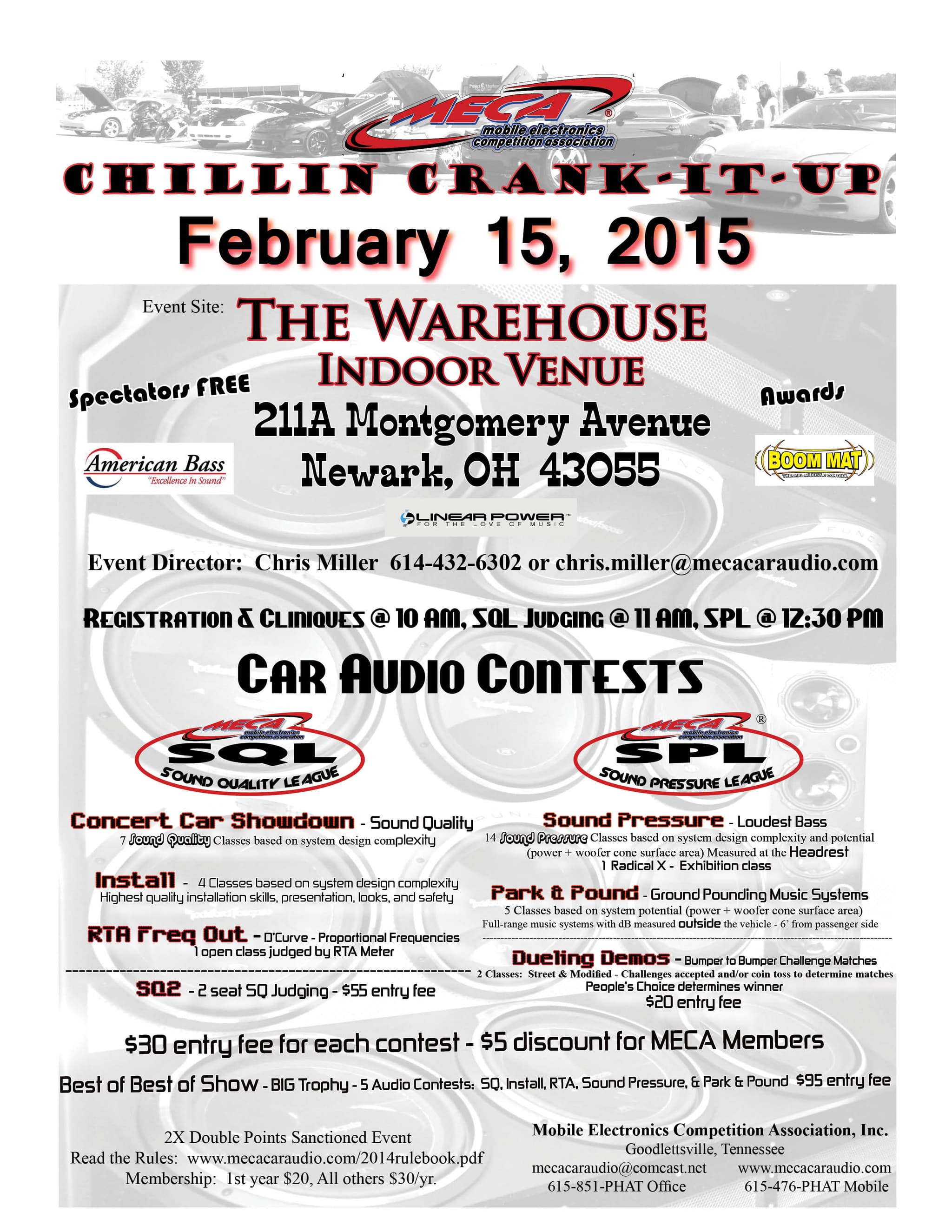 Chillin Crank-It-Up Flyer