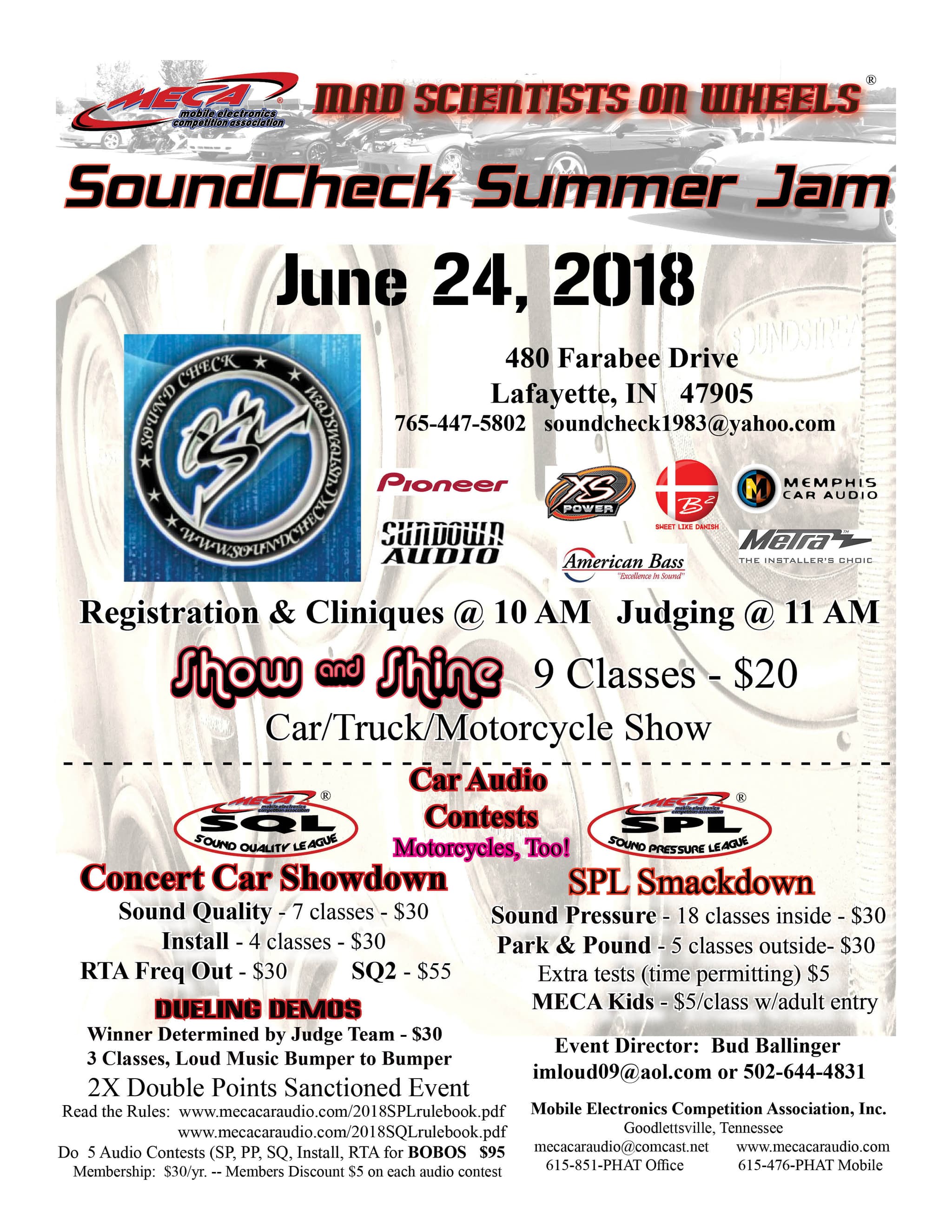 SoundCheck Summer Jam Flyer