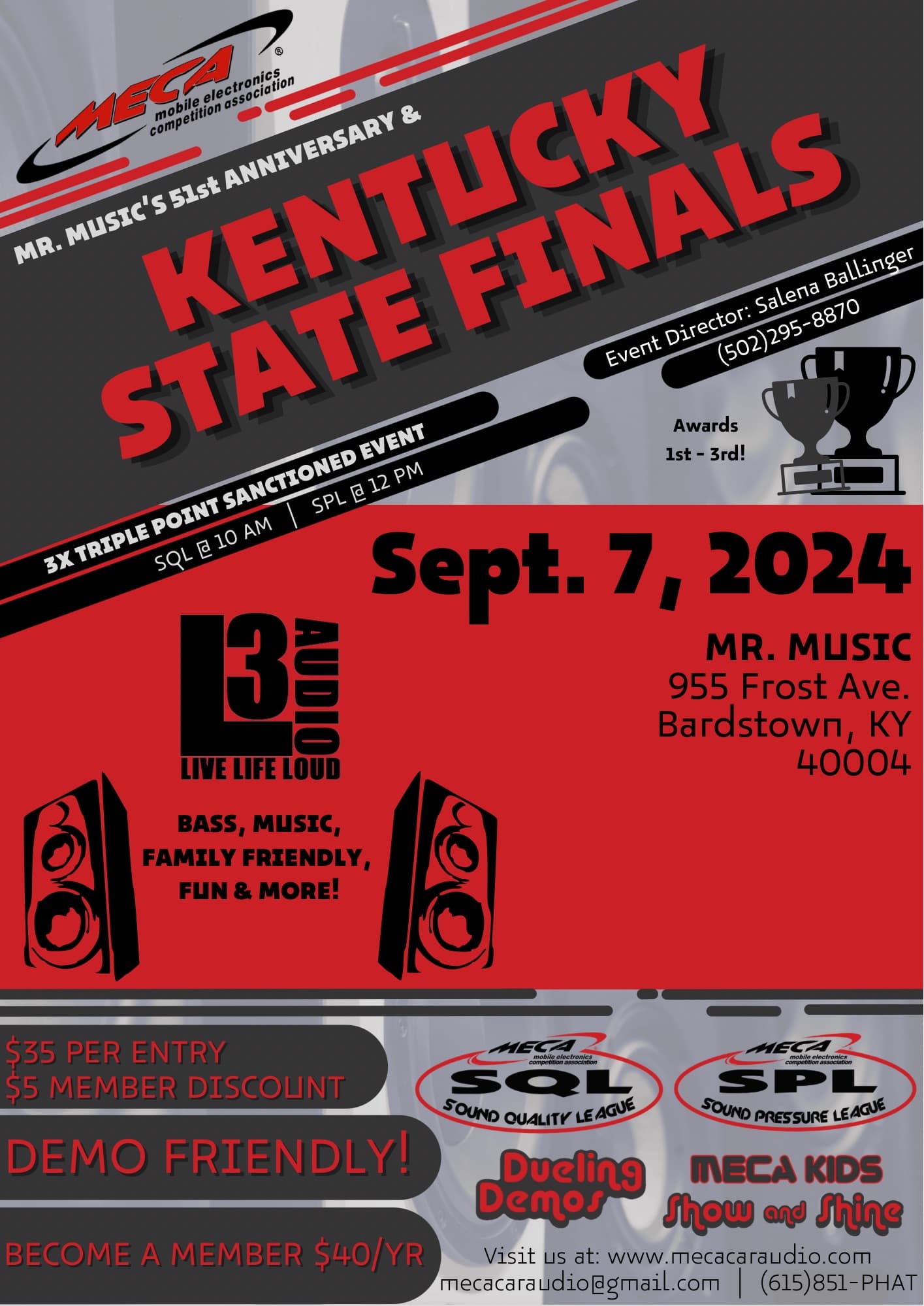 Kentucky State Finals Flyer