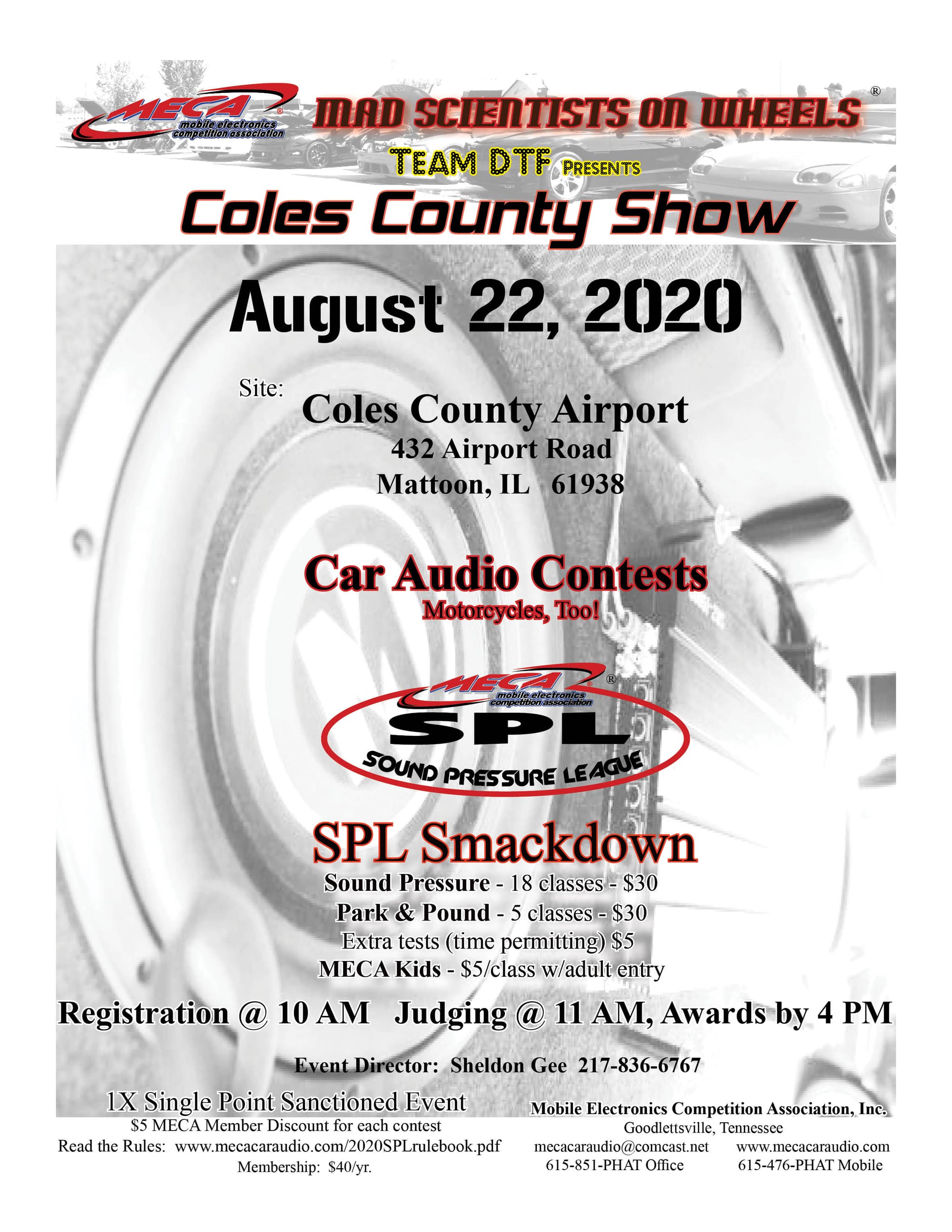 Team DTF Presents Coles County Show Flyer