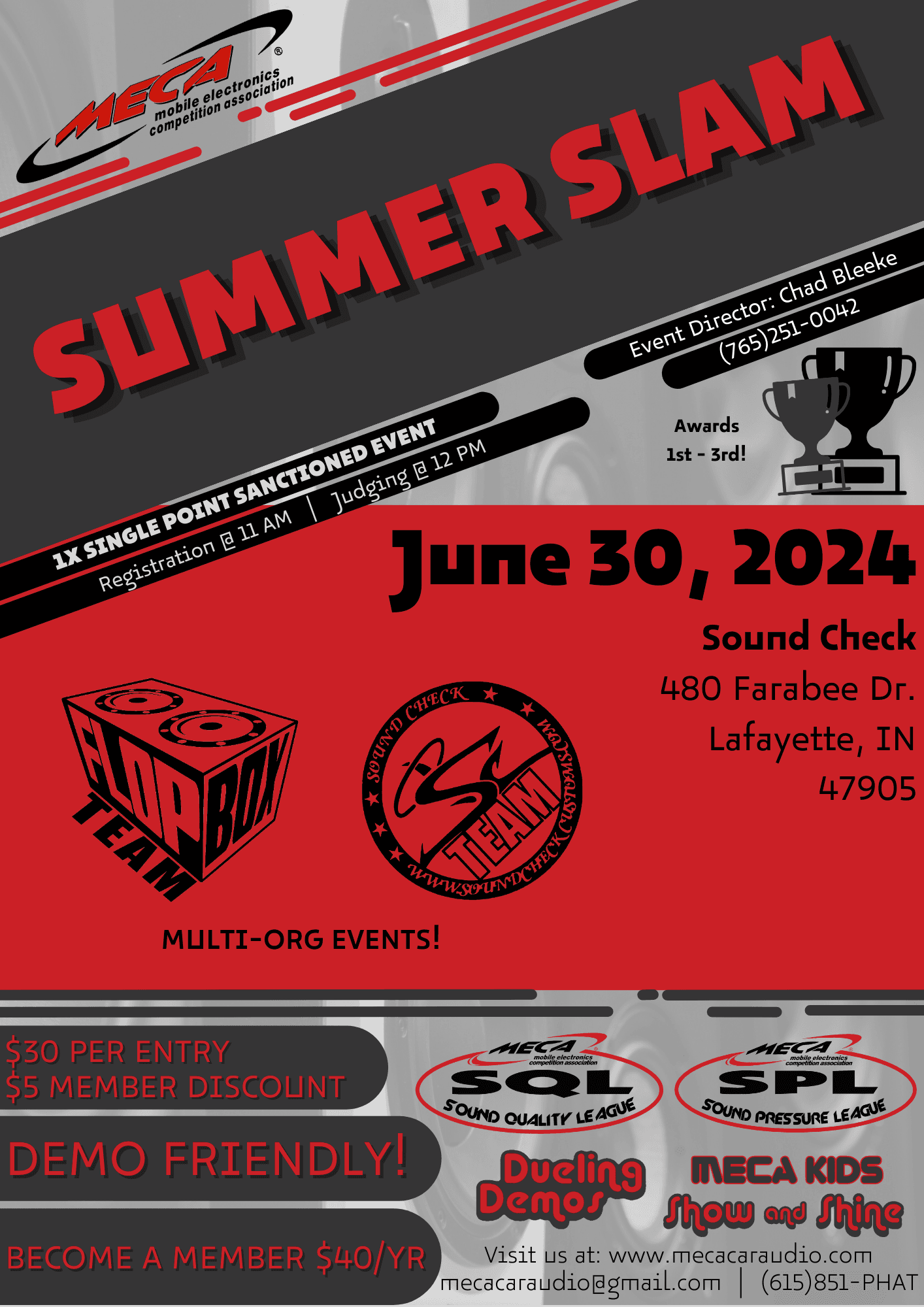 Summer Slam Flyer