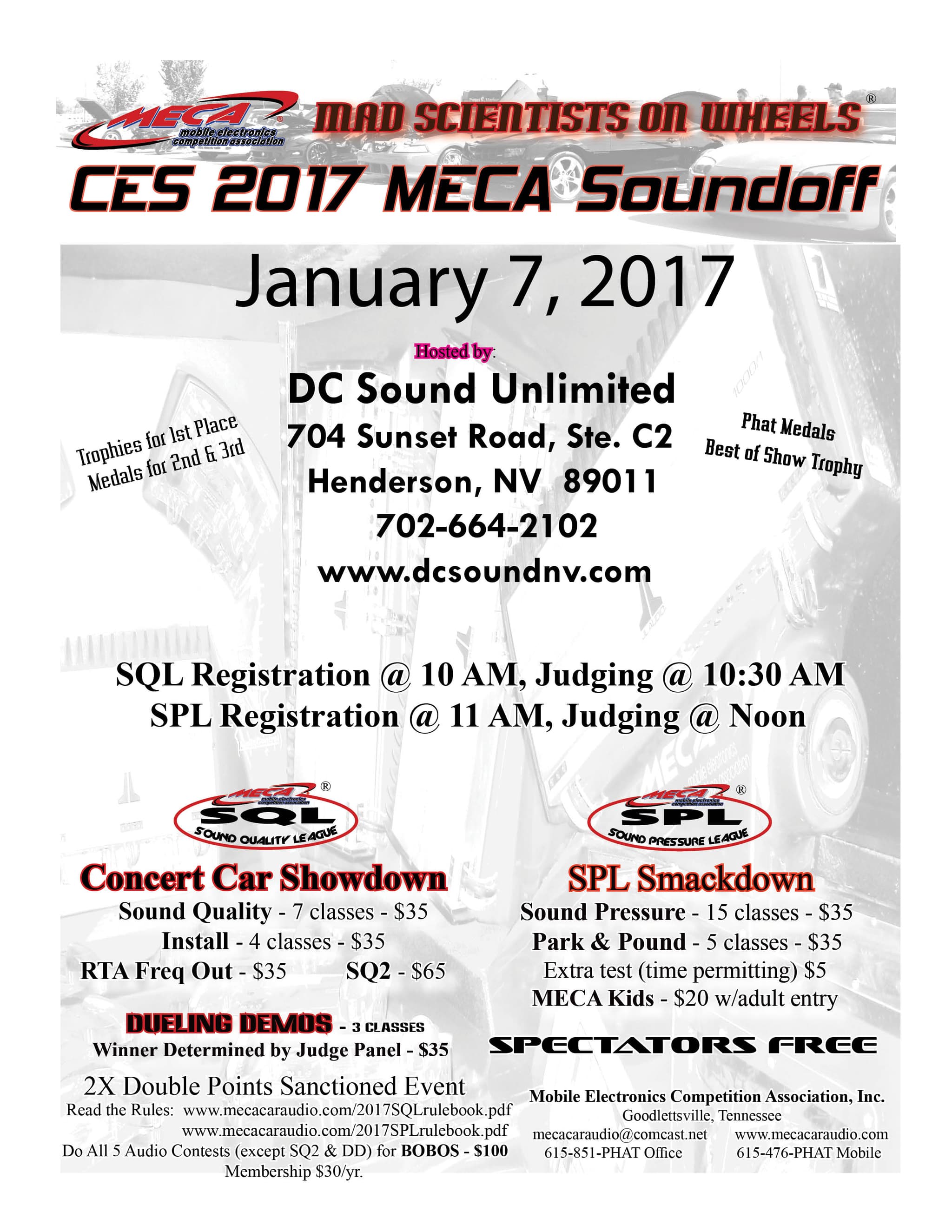 CES 2017 MECA Soundoff Flyer