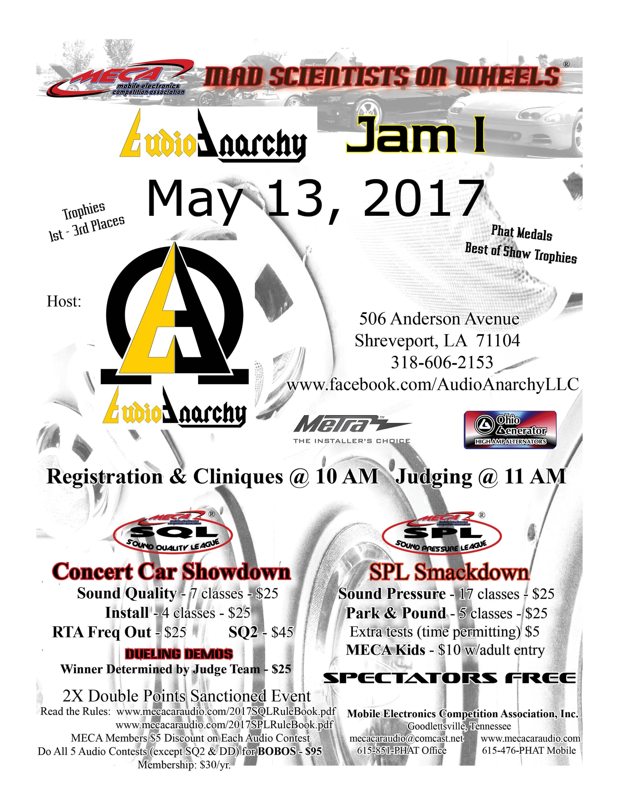 Audio Anarchy Jam I Flyer