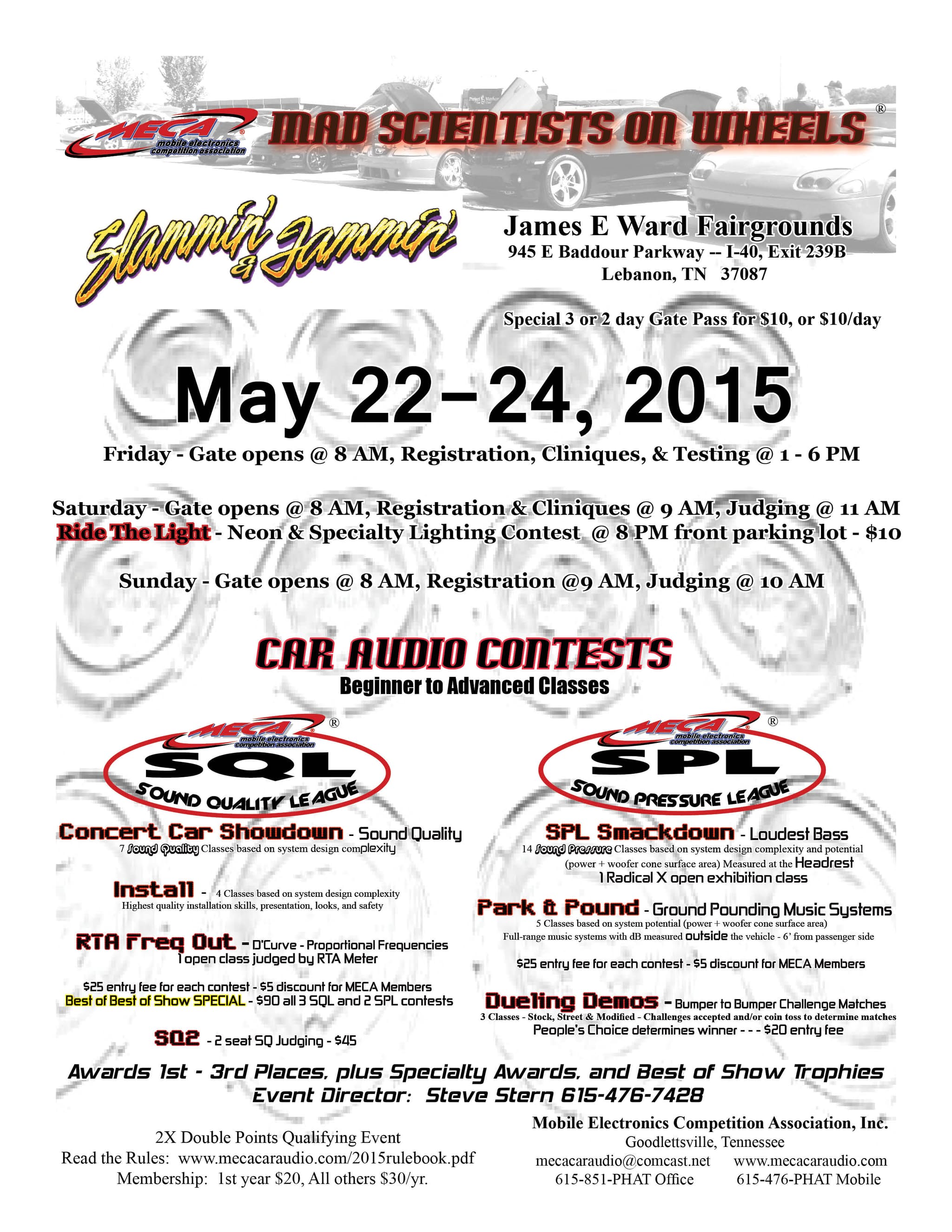 Slammin & Jammin Flyer