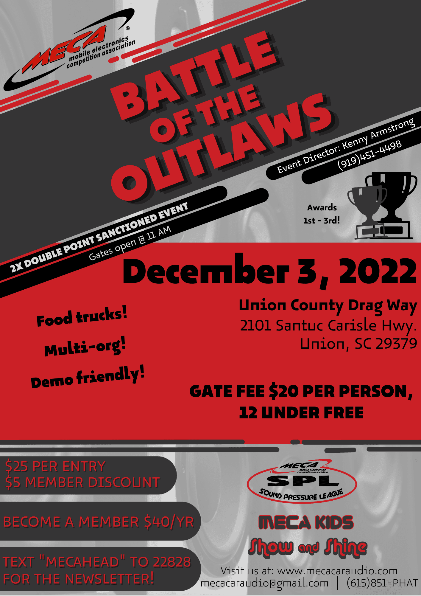 Battle of the Outlaws Flyer