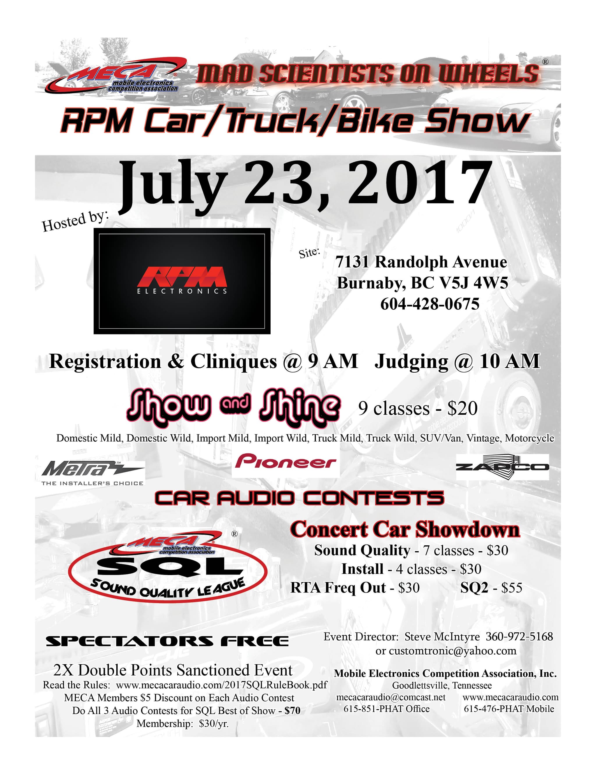 RPM Show Flyer