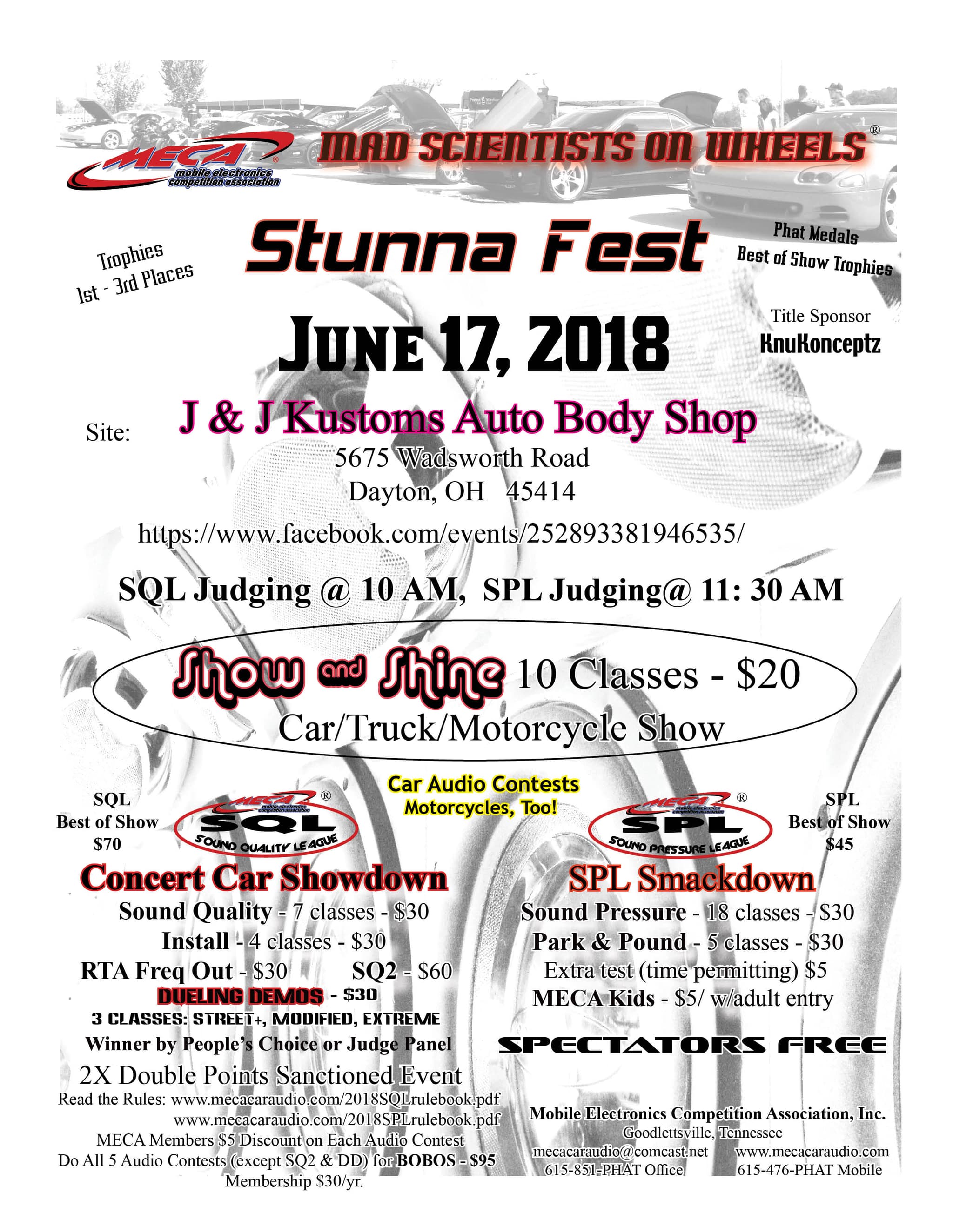 Stunna Fest 2018 Flyer