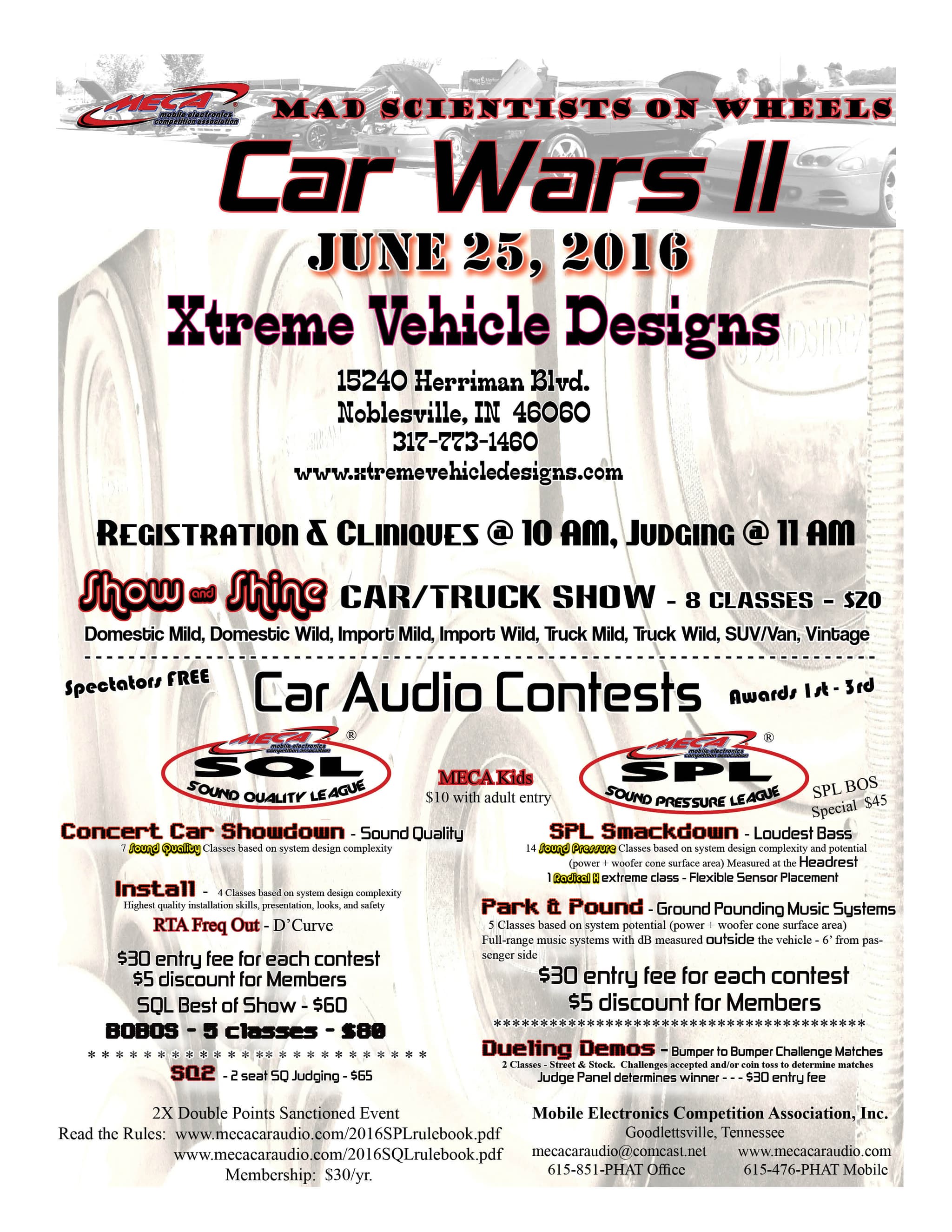 Car Wars II Flyer