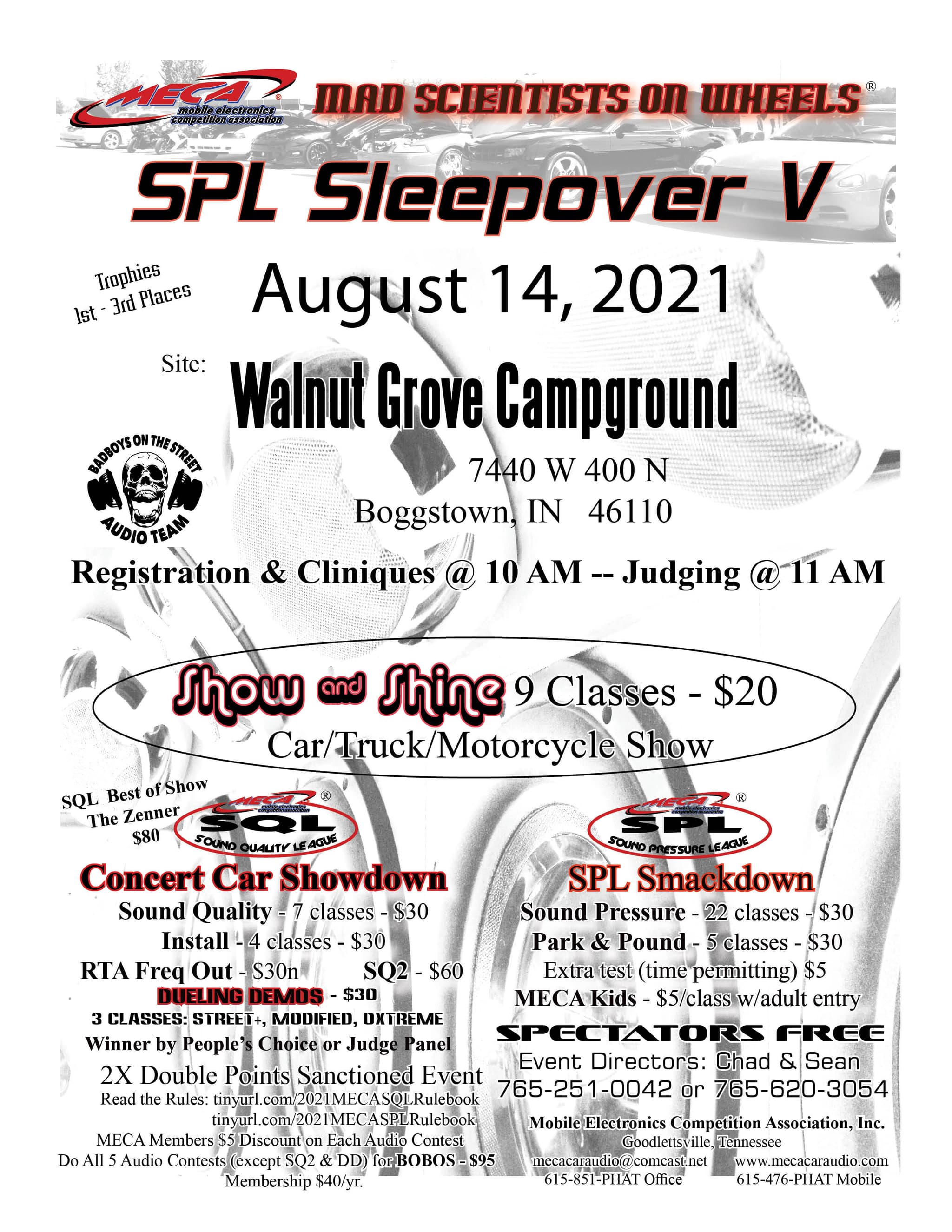 SPL Sleepover V Flyer