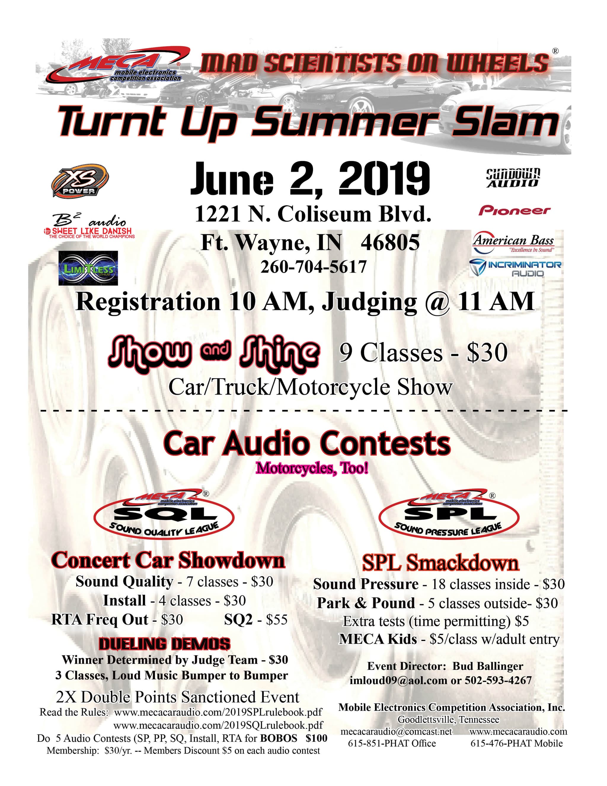 Turnt Up Summer Slam Flyer