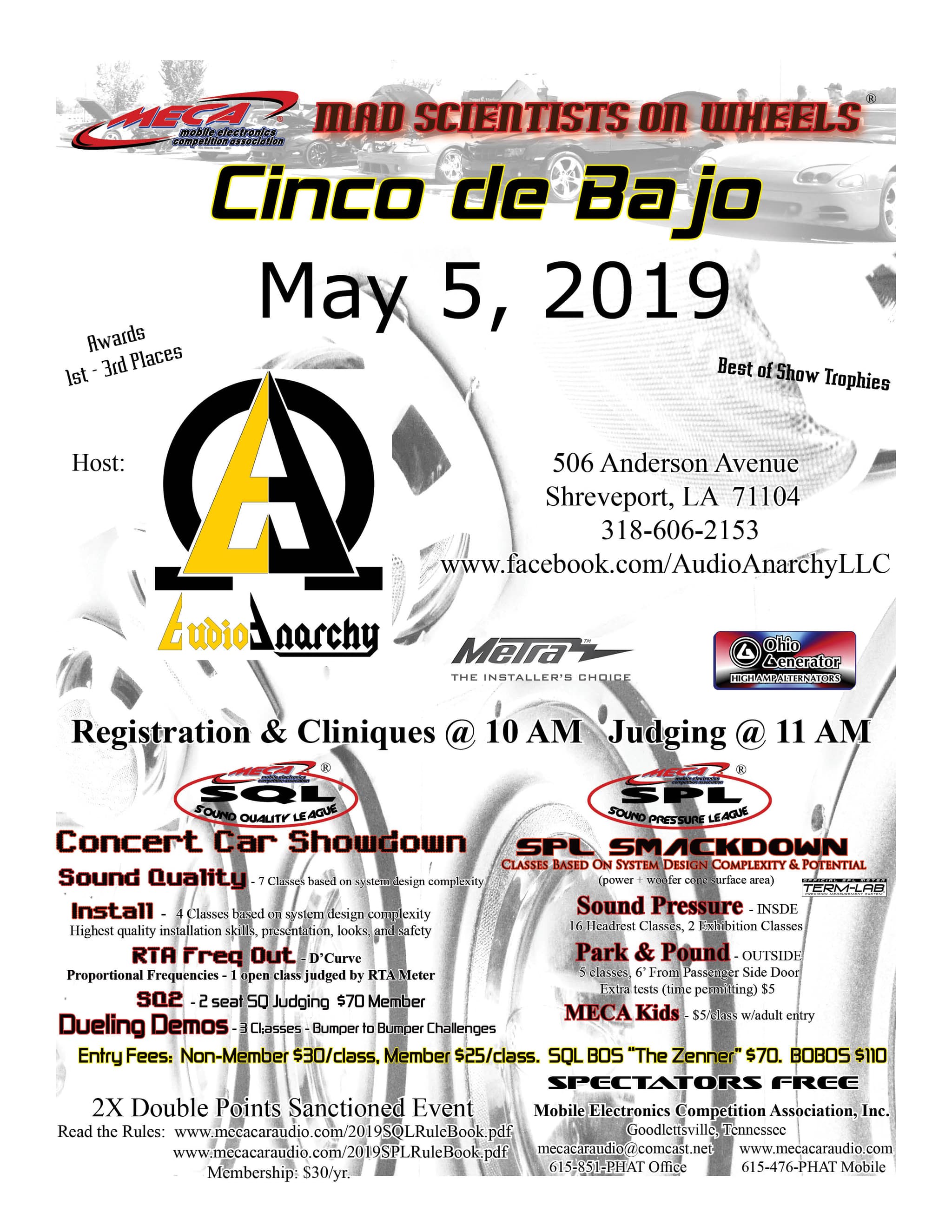 3rd Annual Cinco de Bajo Flyer