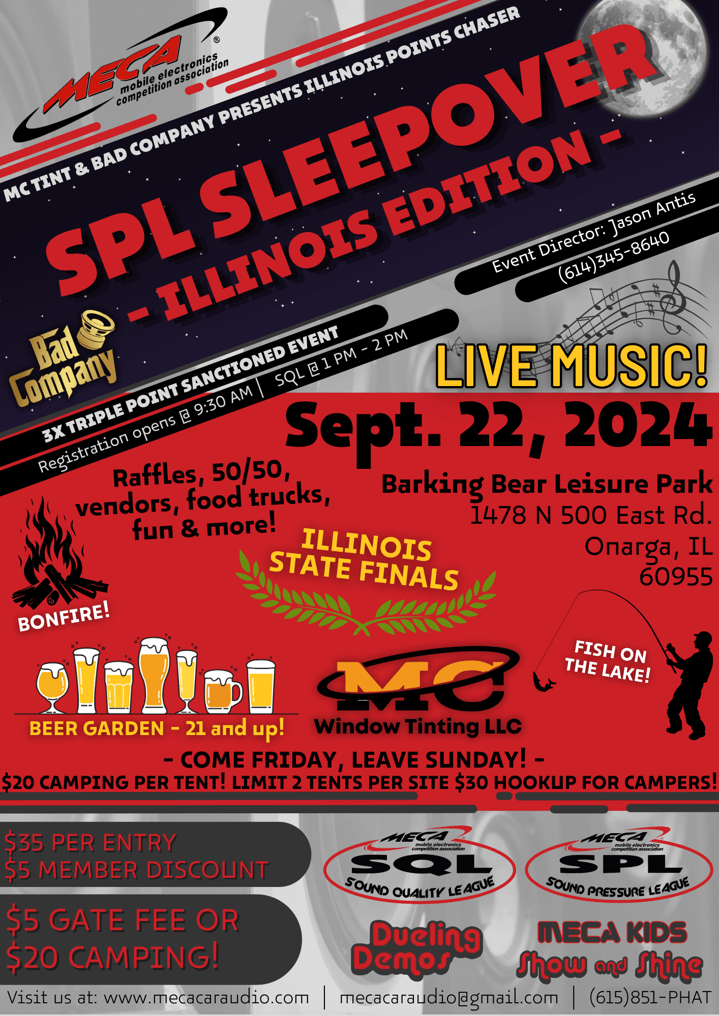 SPL SLEEPOVER -ILLINOIS EDITION- Flyer