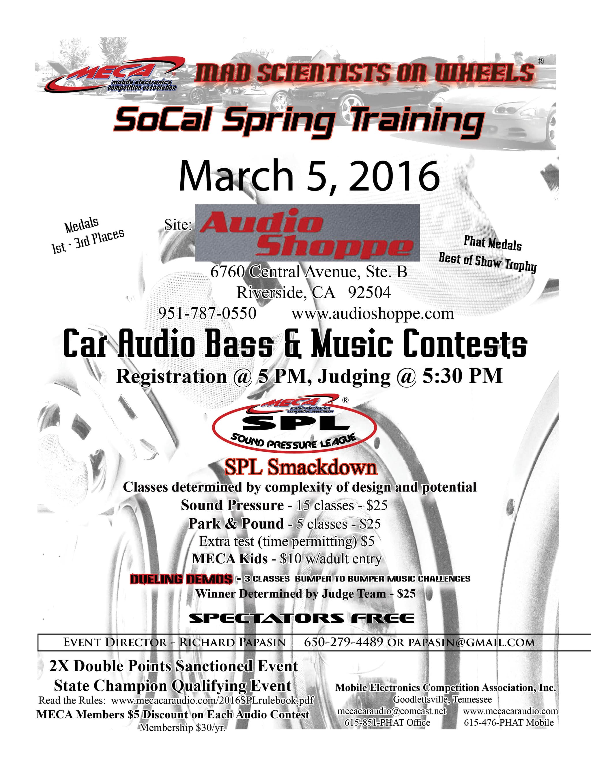 SoCal Spring Training Flyer