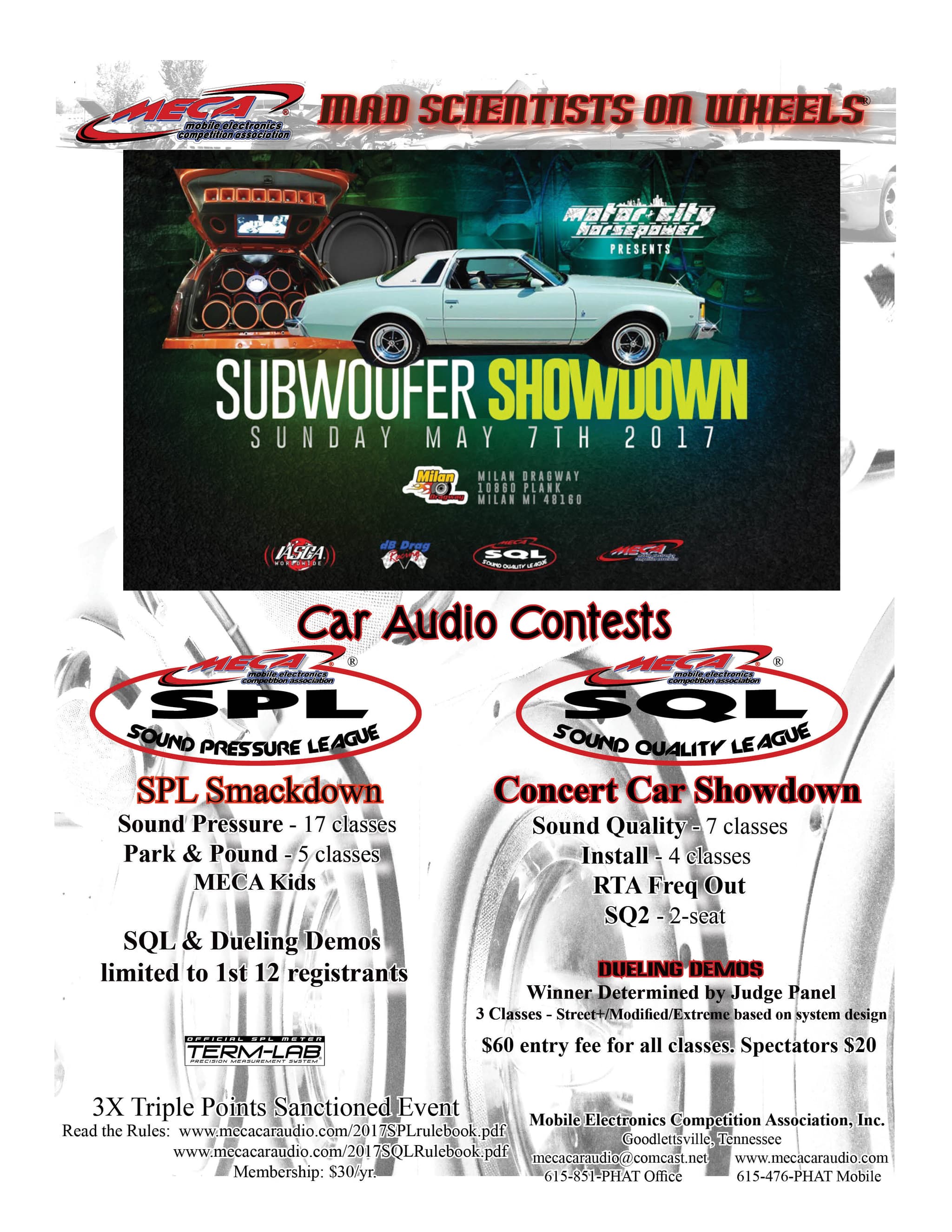 Subwoofer Showdown I Flyer