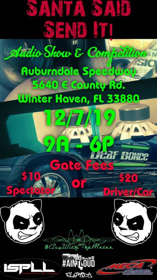 Santa Said Send It Audio Show & Comp Flyer