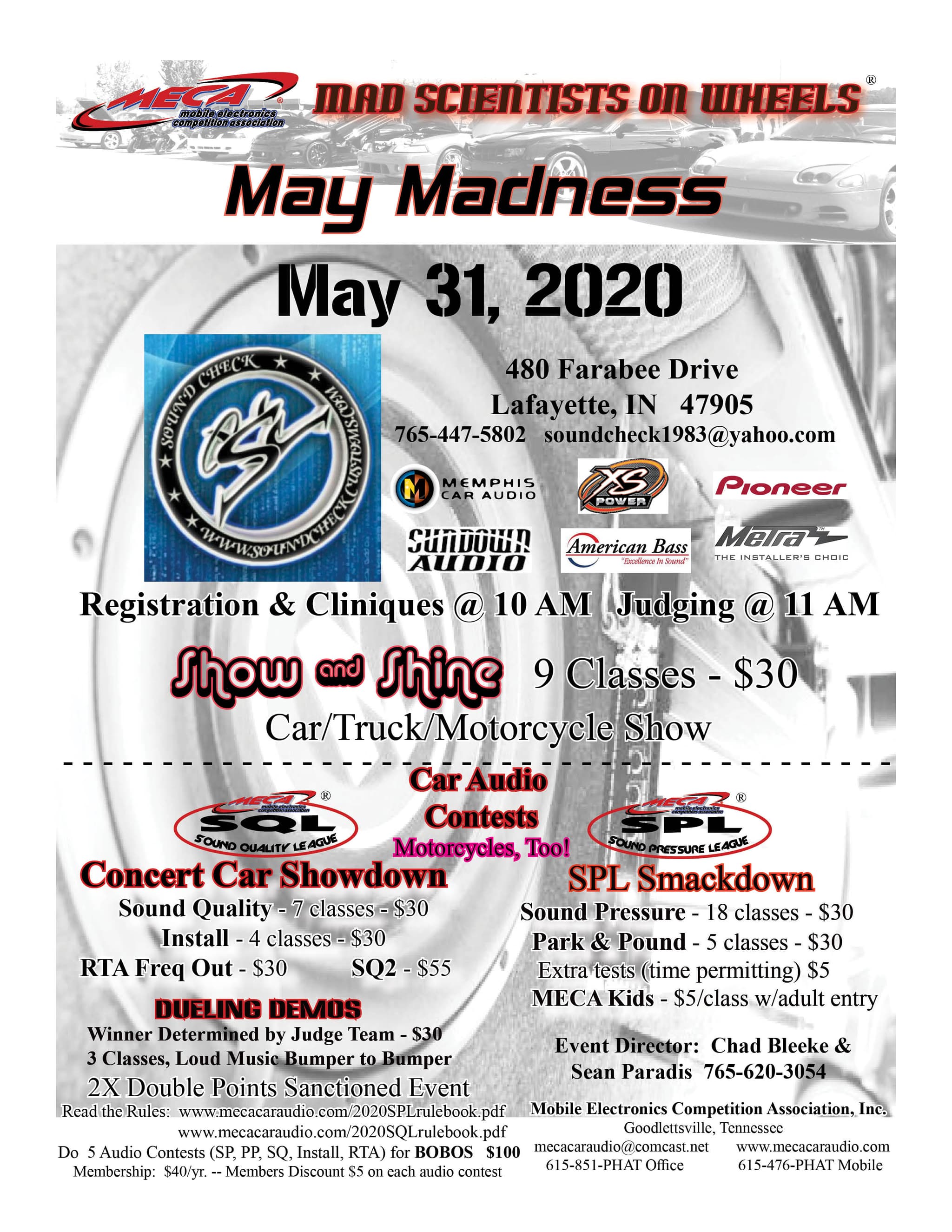 May Madness Flyer