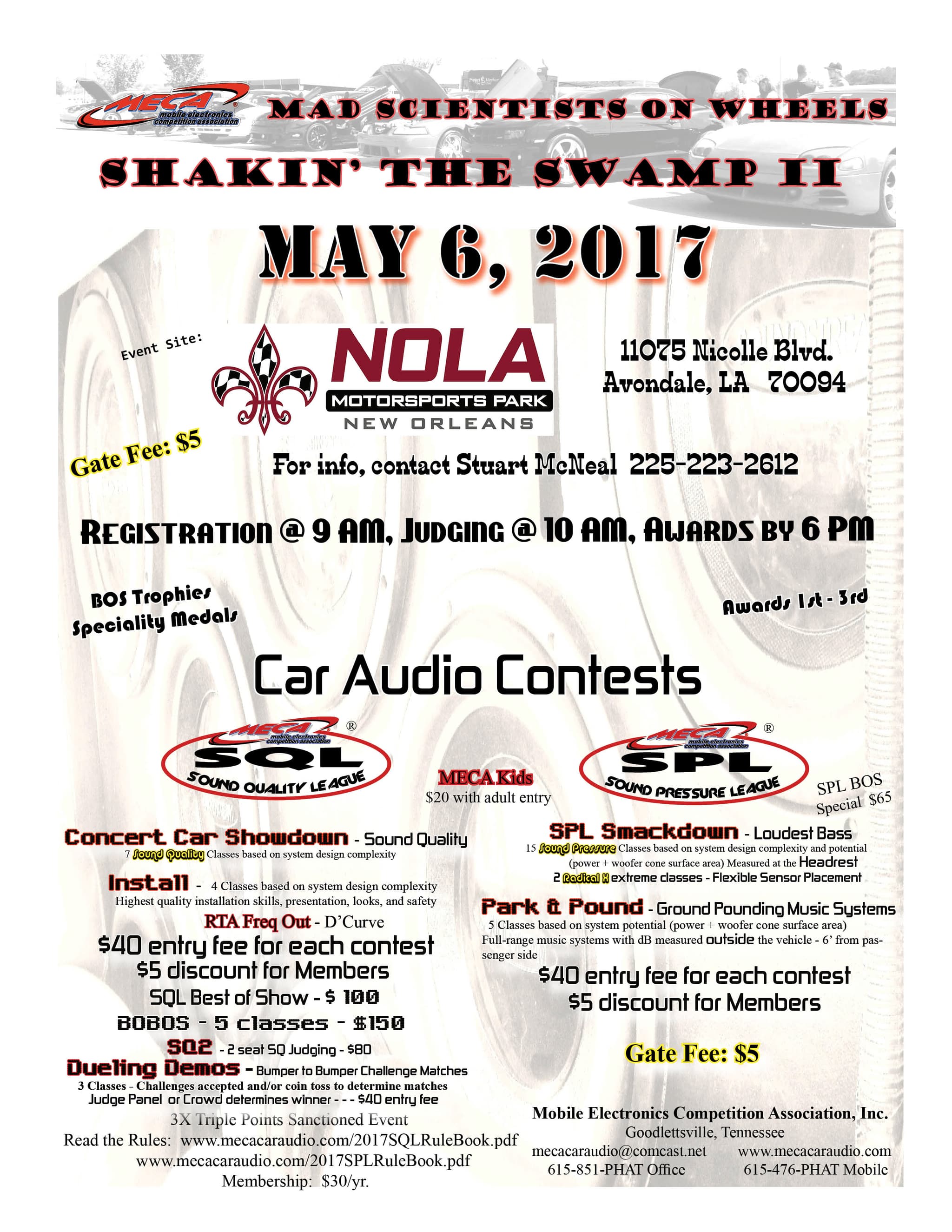 Shakin' The Swamp II Flyer