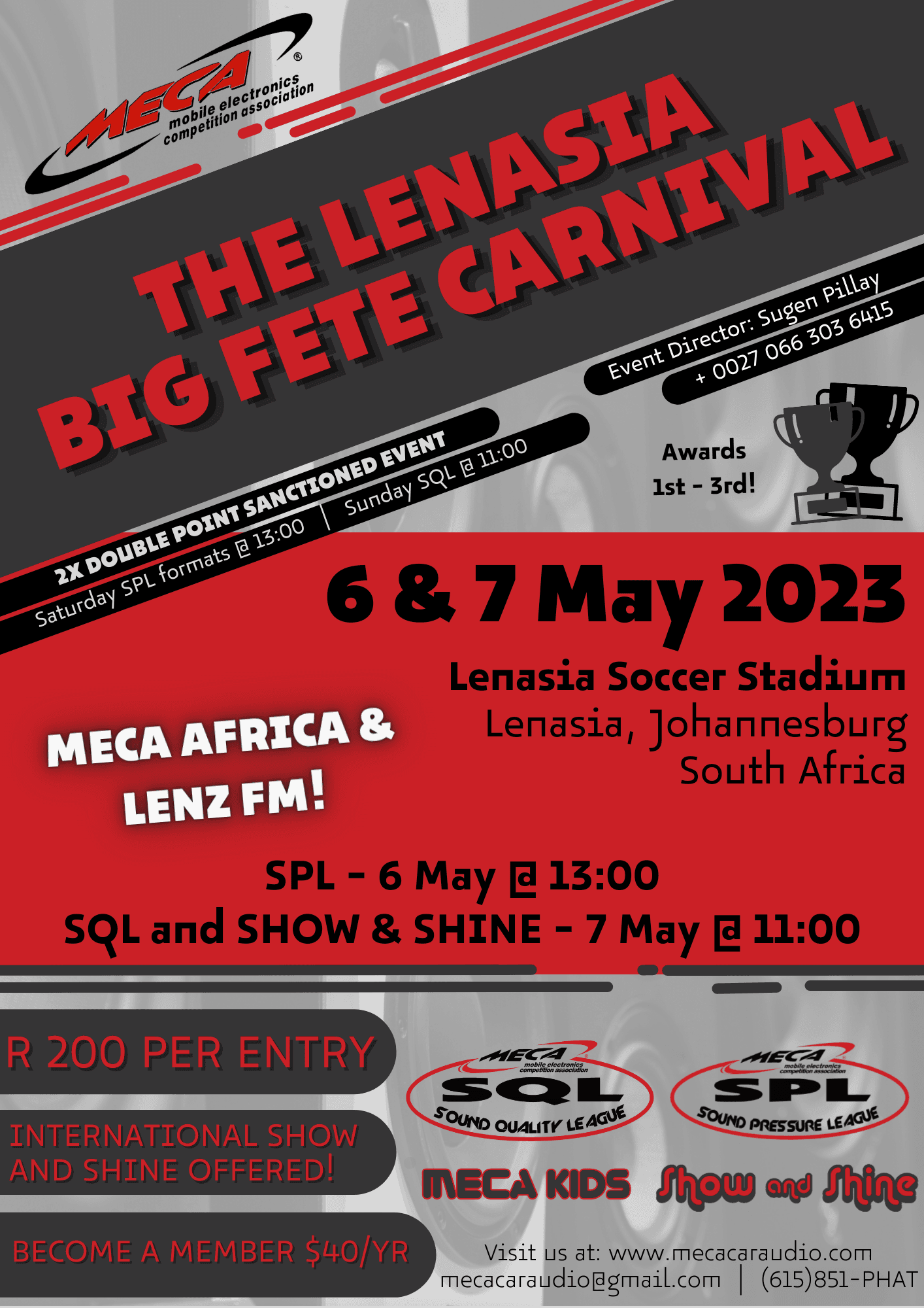 The Lenasia Big Fete Carnival Flyer