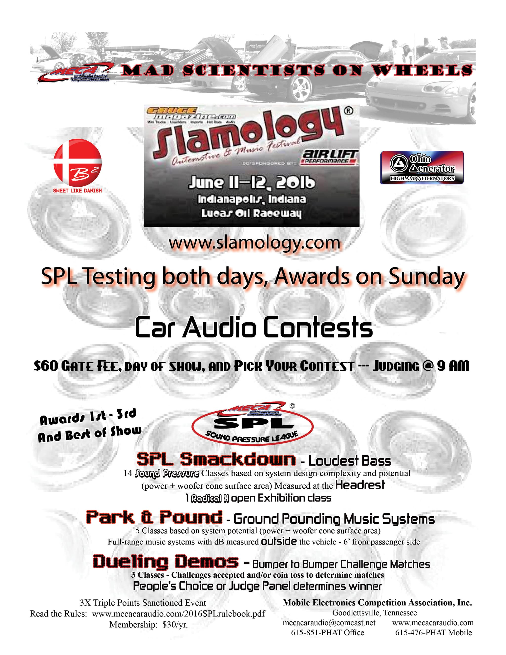 Slamology SPL Smackdown Flyer
