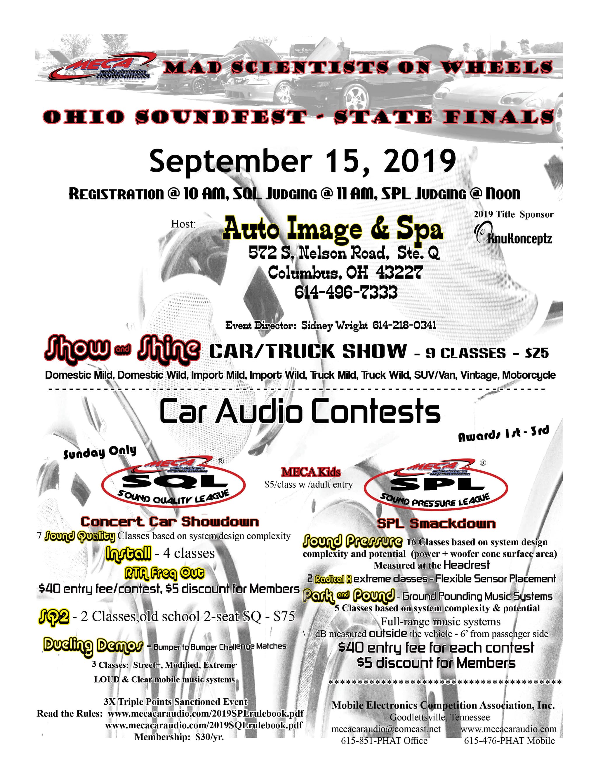 Ohio Soundfest - State Finals Flyer