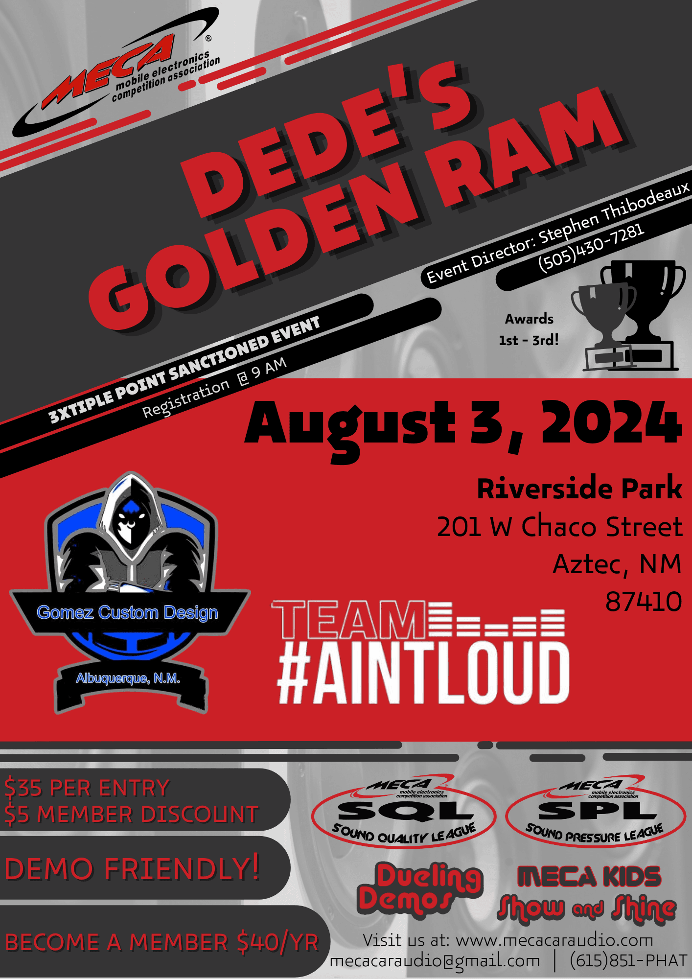 DeDe's Golden Ram Flyer