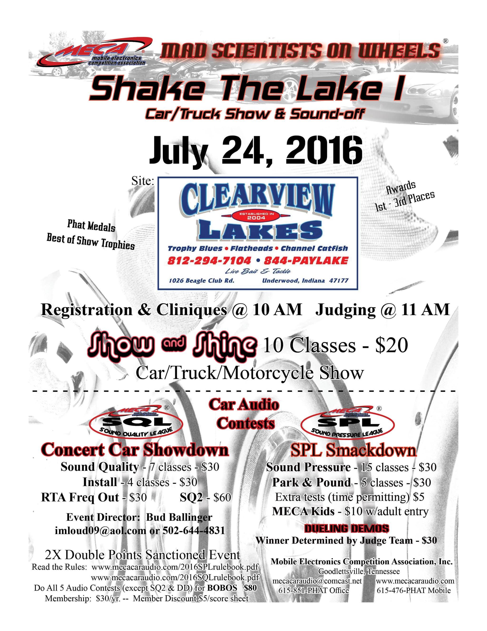 Shake The Lake I Flyer