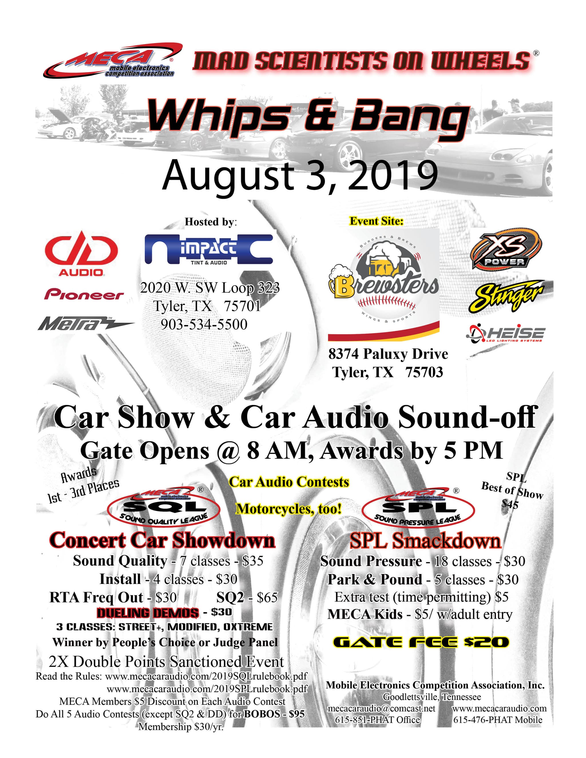 Whips and Bang Flyer