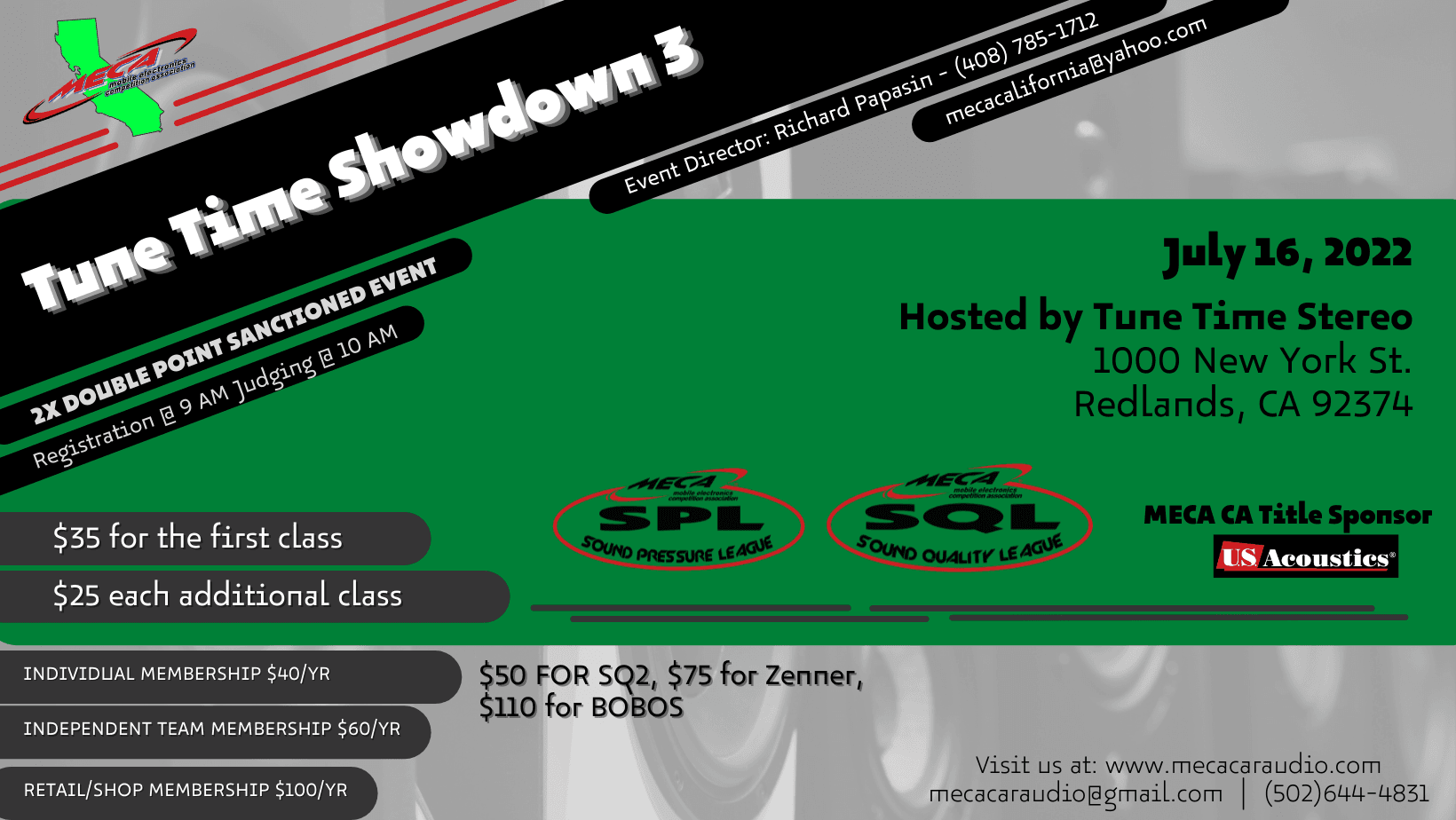 Tune Time Showdown 3 Flyer