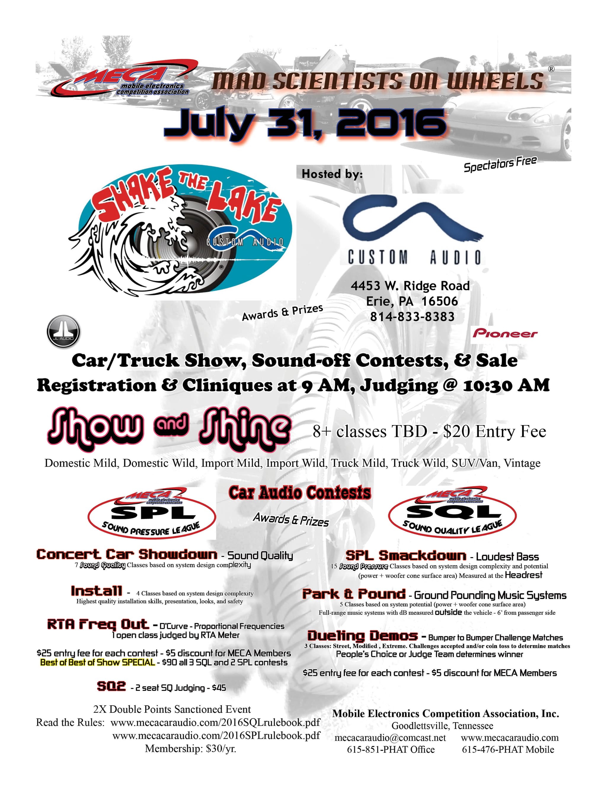 Shake The Lake Flyer