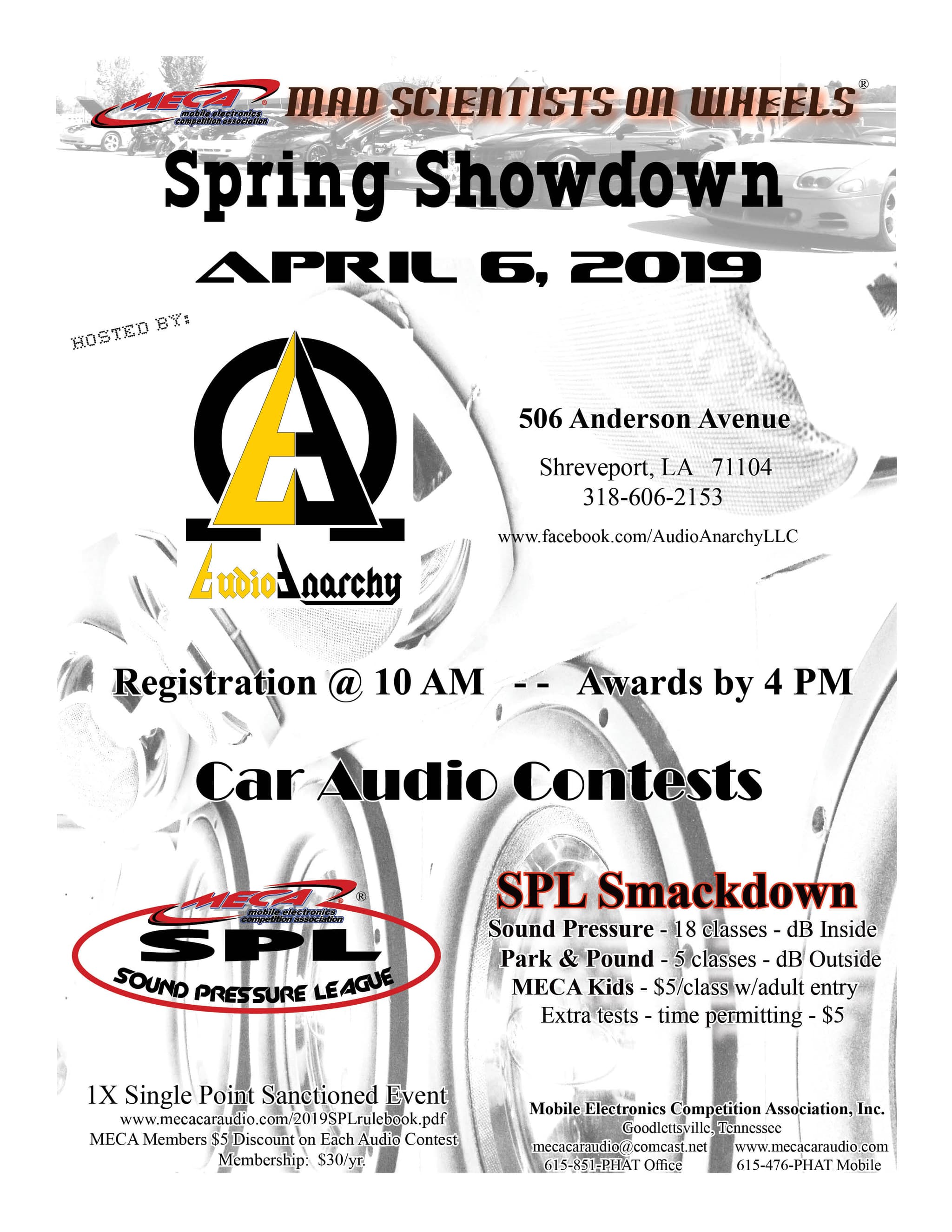 Spring Showdown Flyer