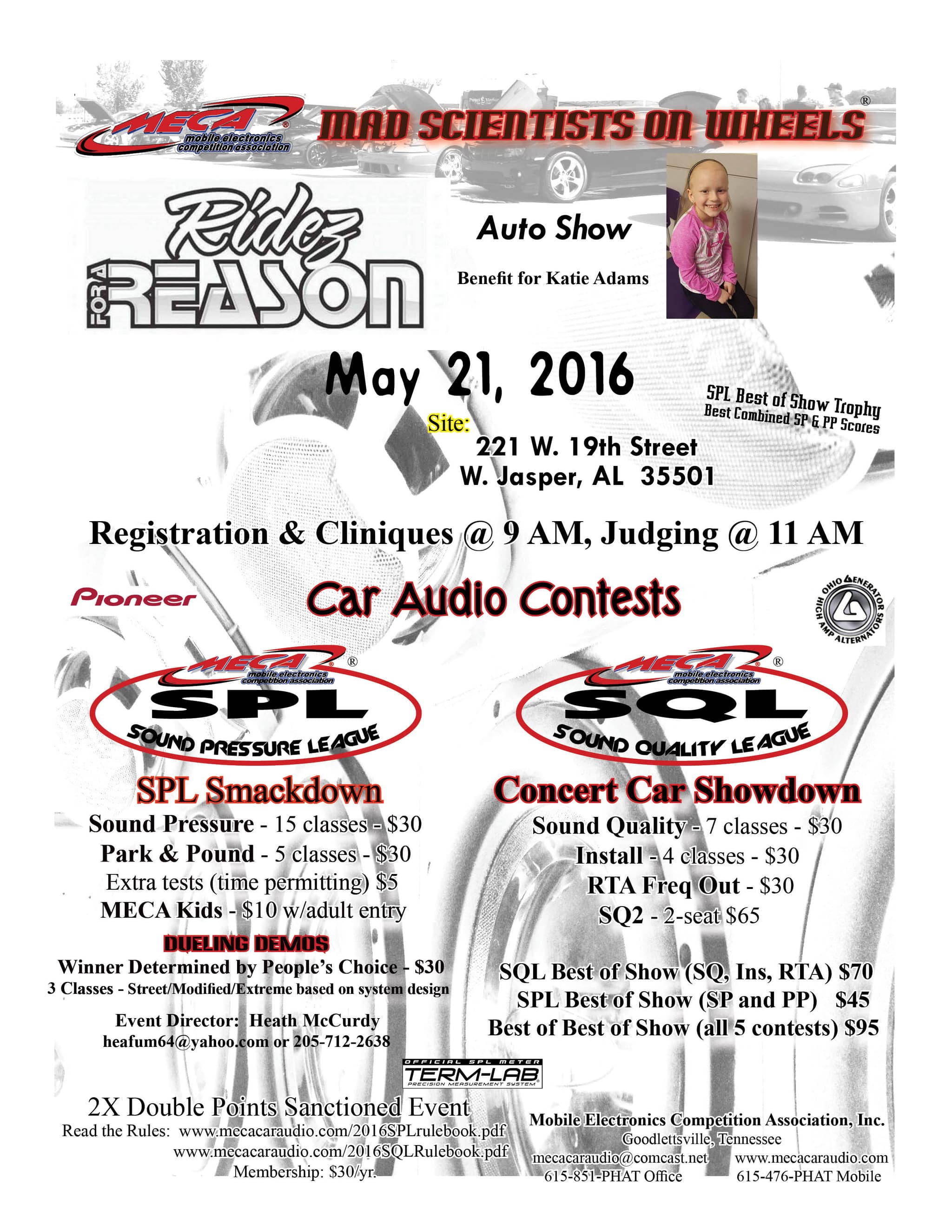 3rd Annual Ridez For A Reason Flyer