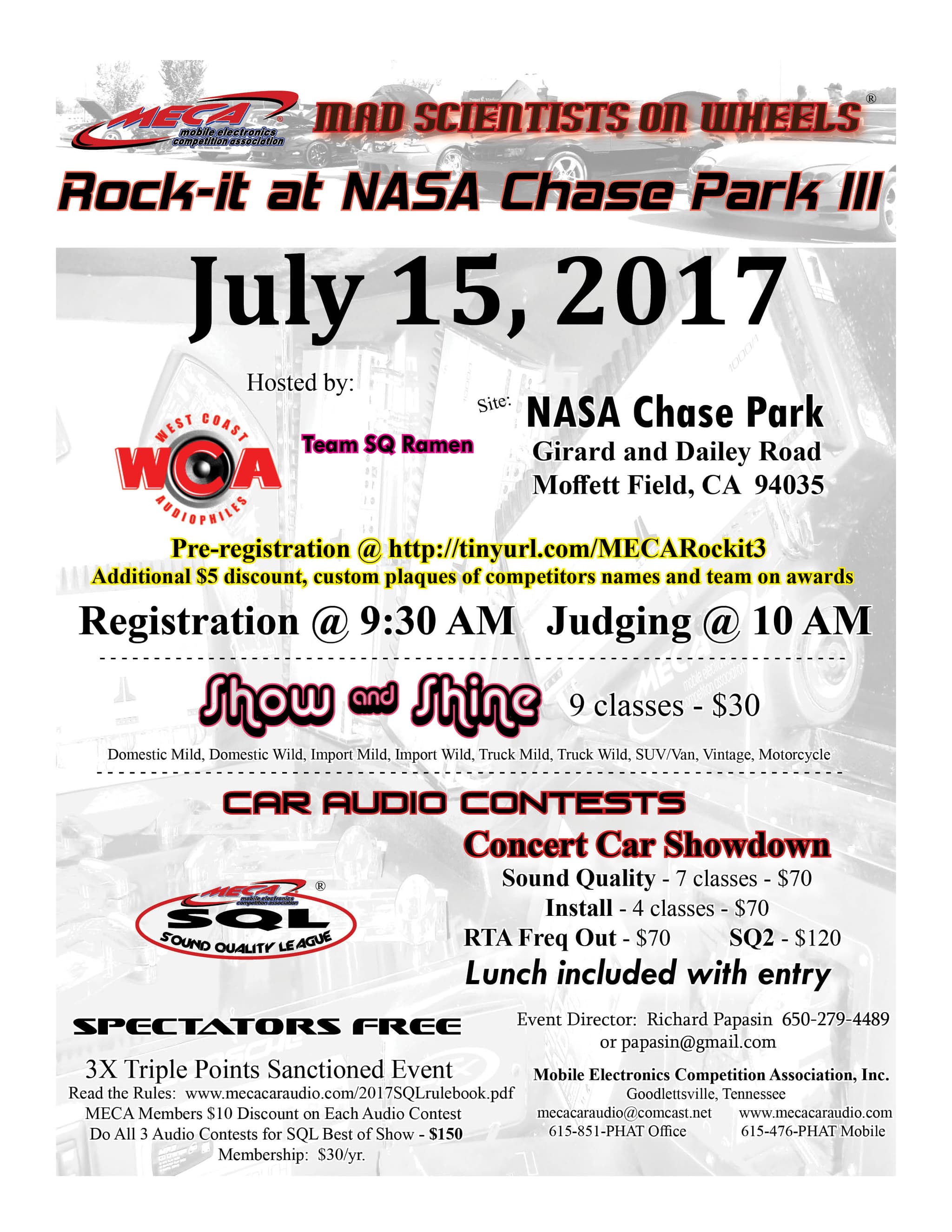 Rock-it at NASA Chase Park III Flyer