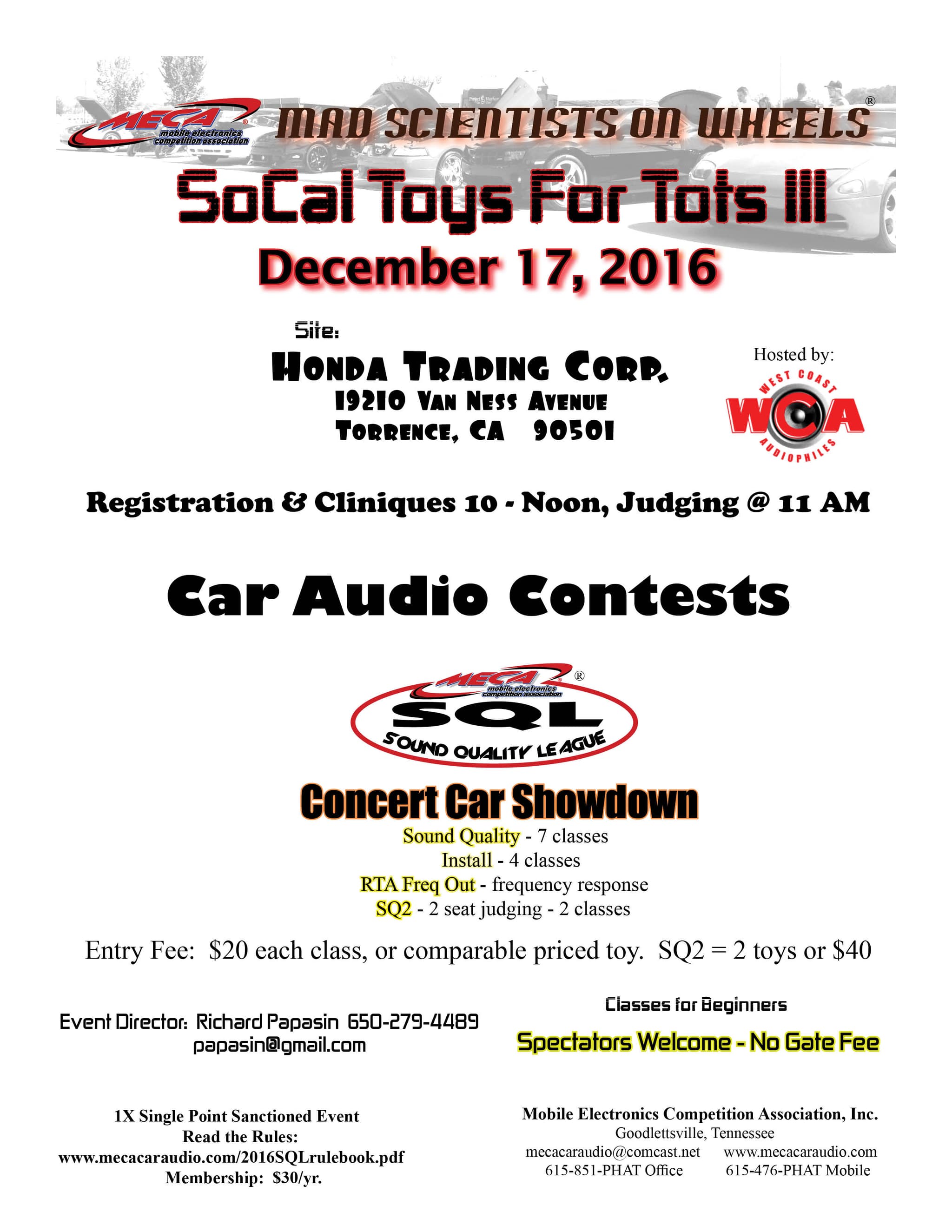 SoCal Toys For Tots 3 Flyer