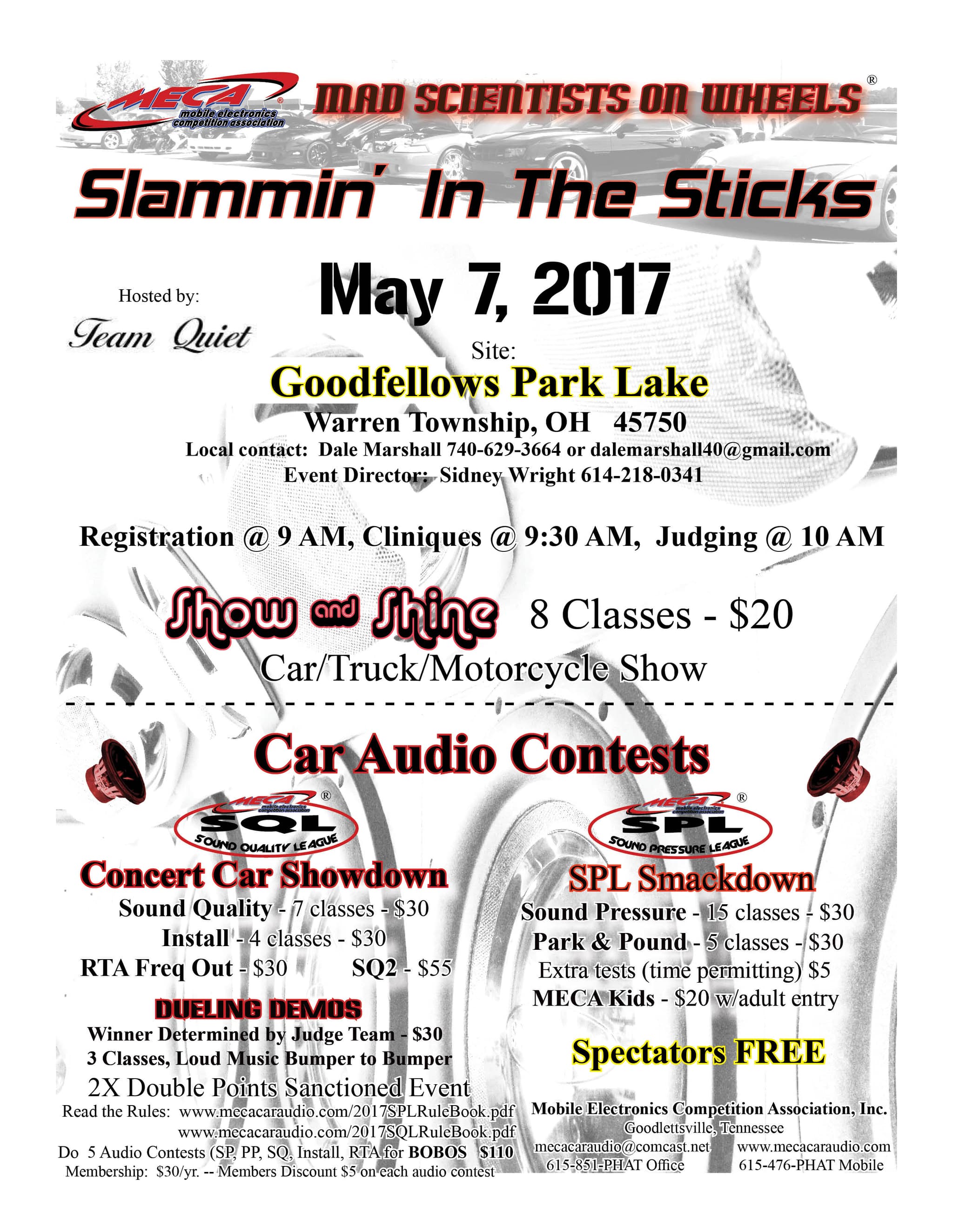 Slammin' In The Sticks Flyer