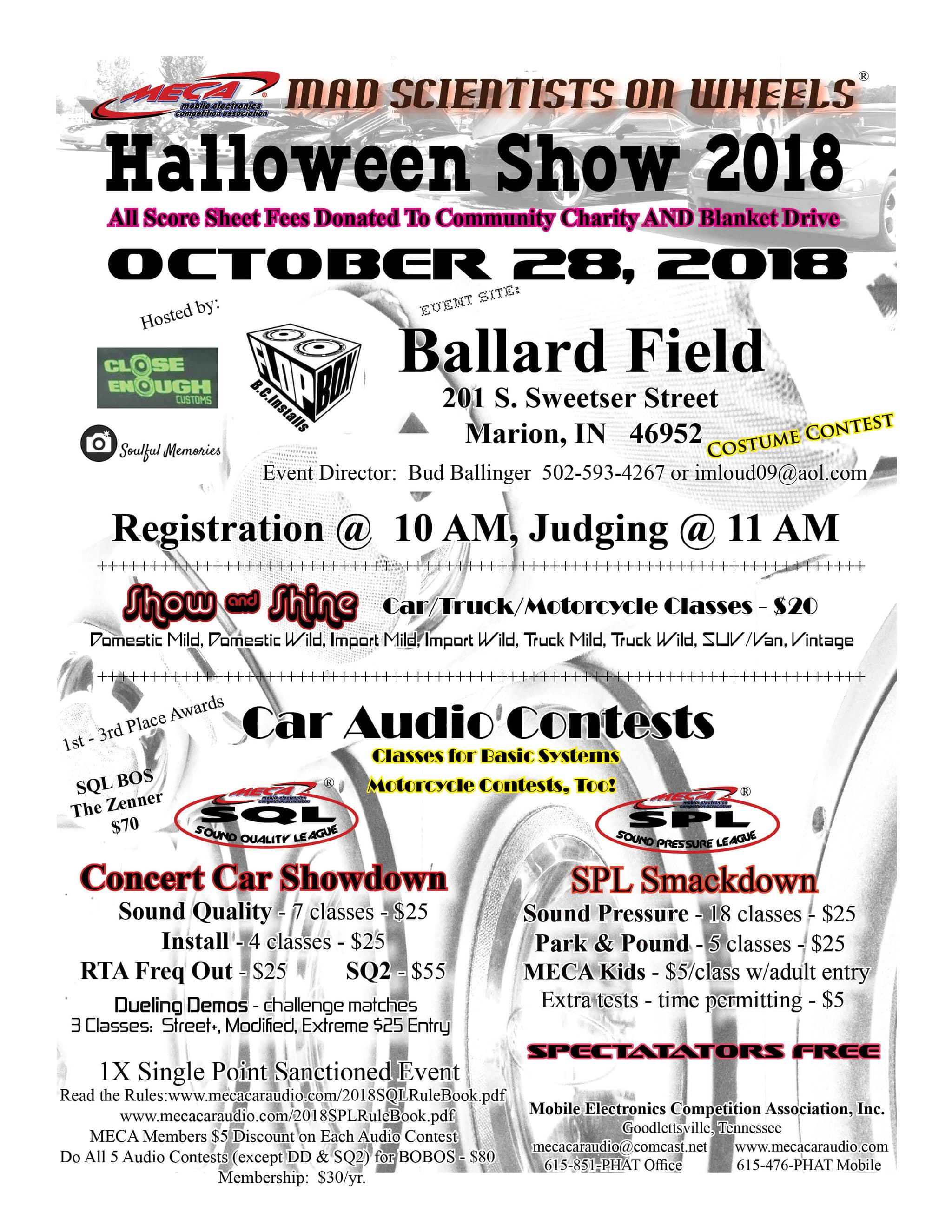 Halloween Show 2018 Flyer