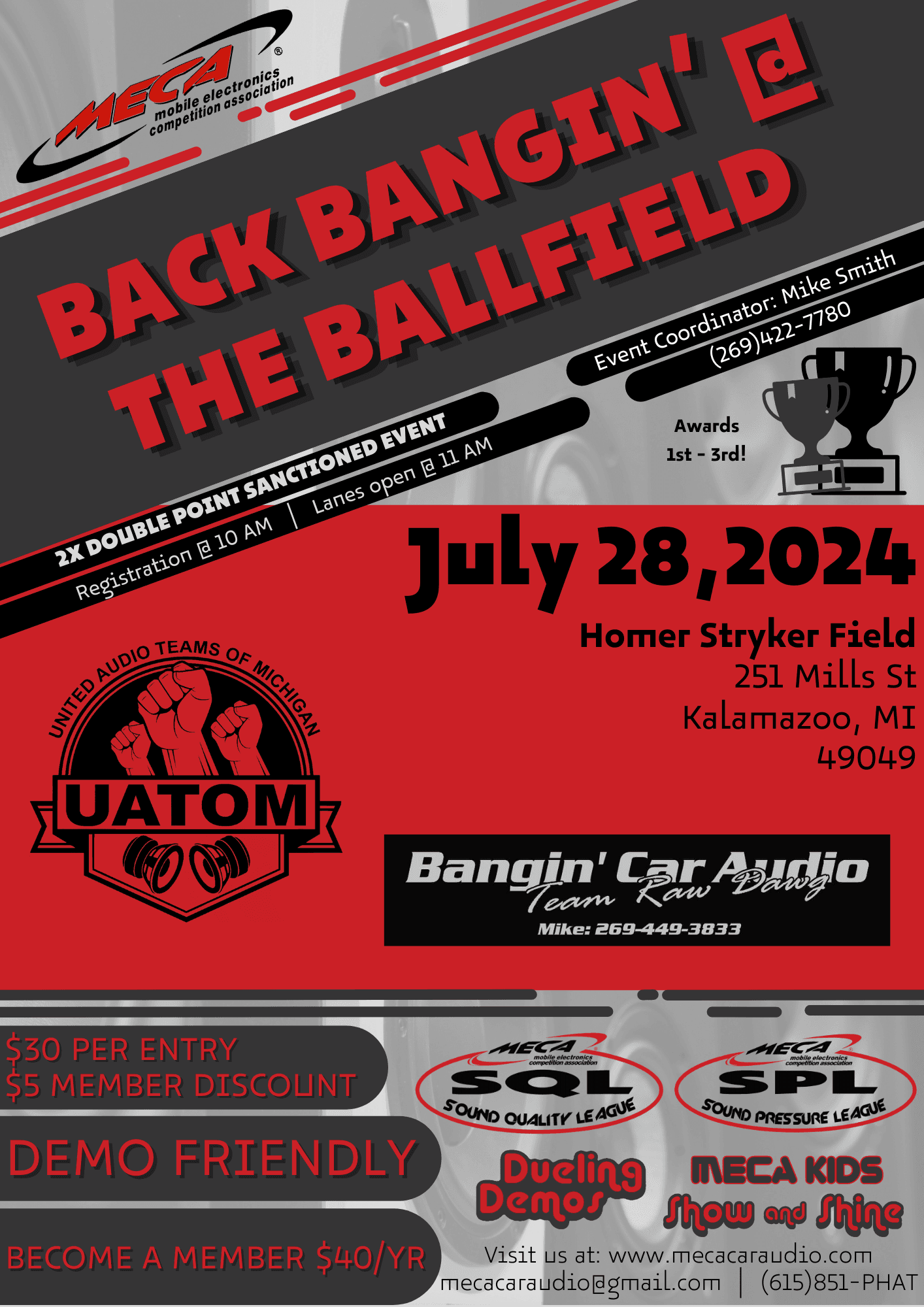 Back Bangin' @ The Ballfield Flyer