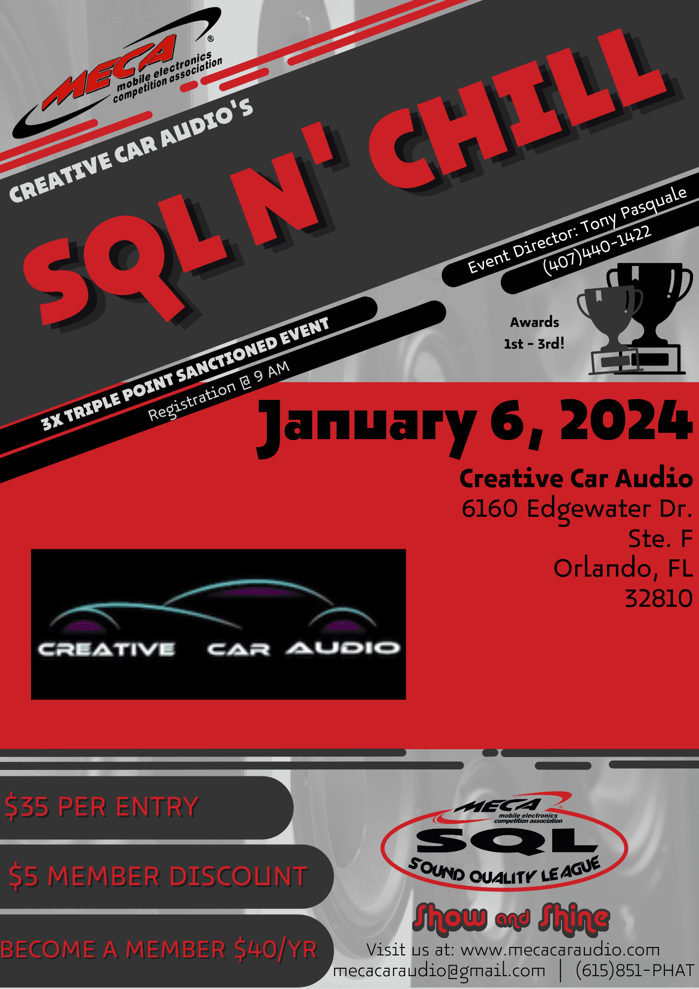 SQL N' CHILL Flyer