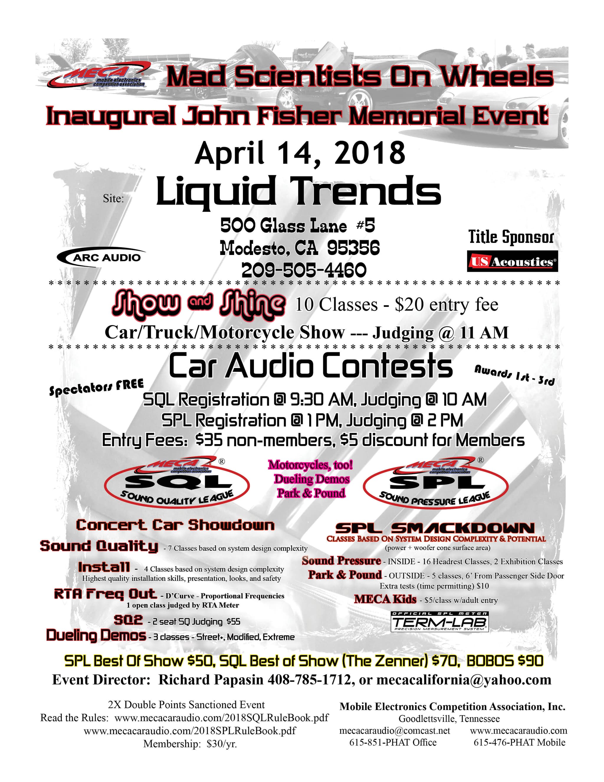 Inaugural John Fisher Memorial Event Flyer