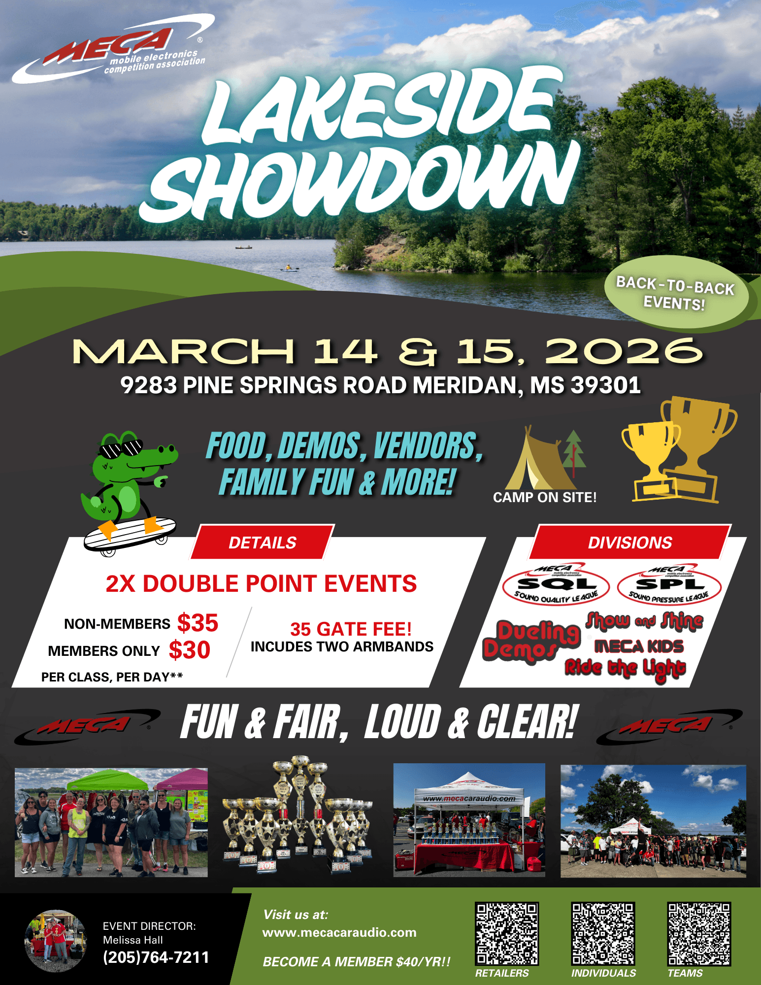 Lakeside Showdown Day 2 Flyer