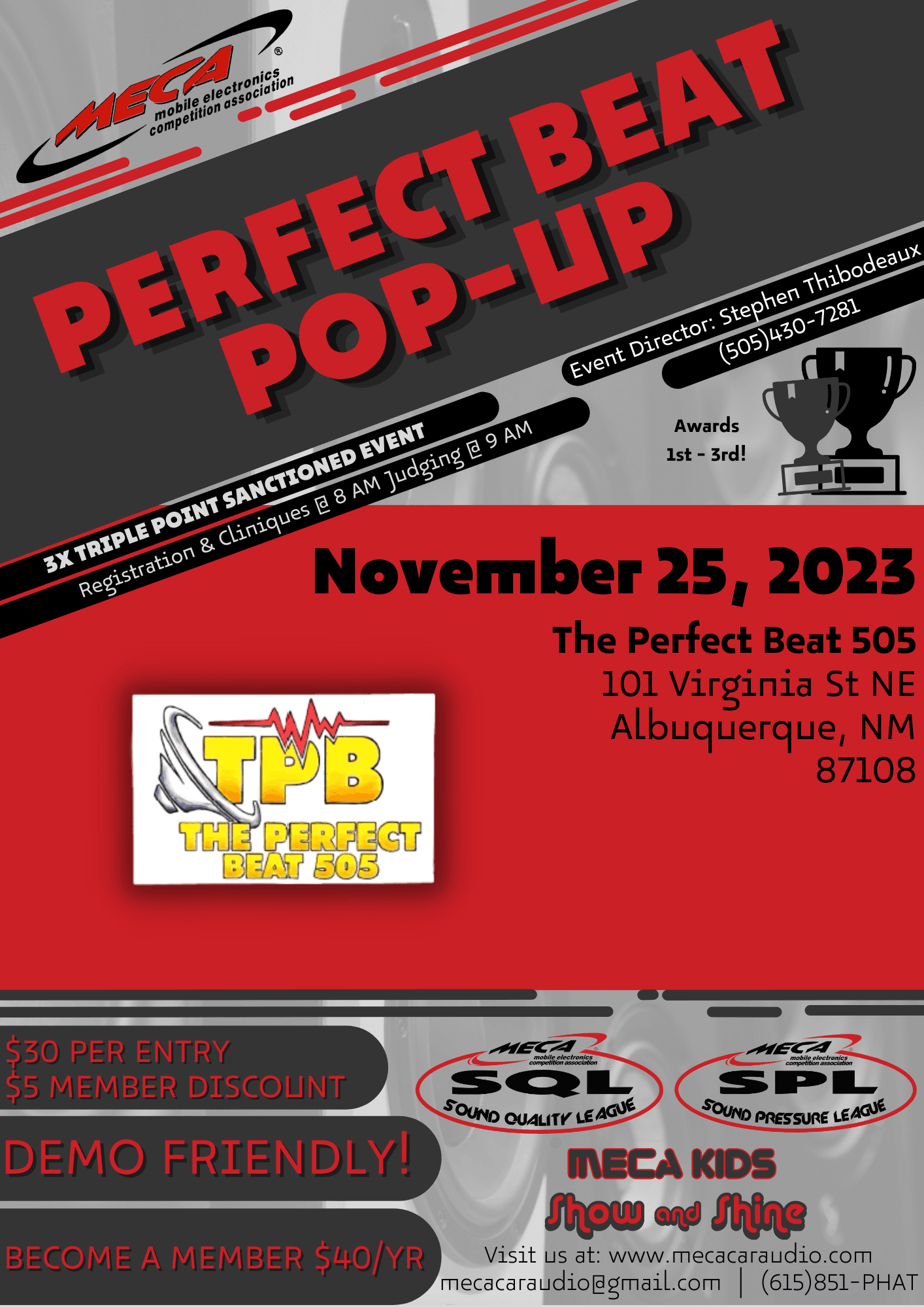 Perfect Beat Pop-Uo Flyer