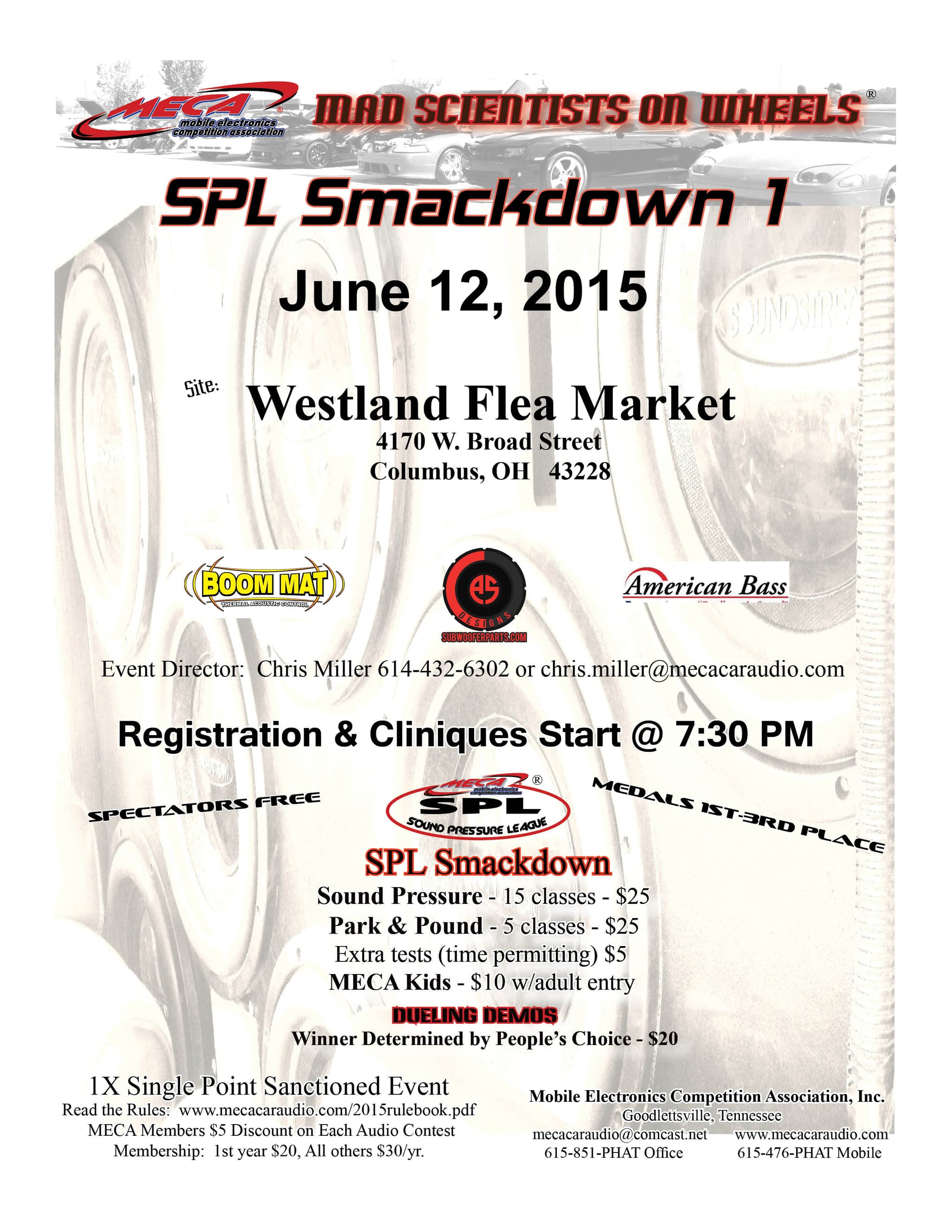 SPL Smackdown 1 Flyer